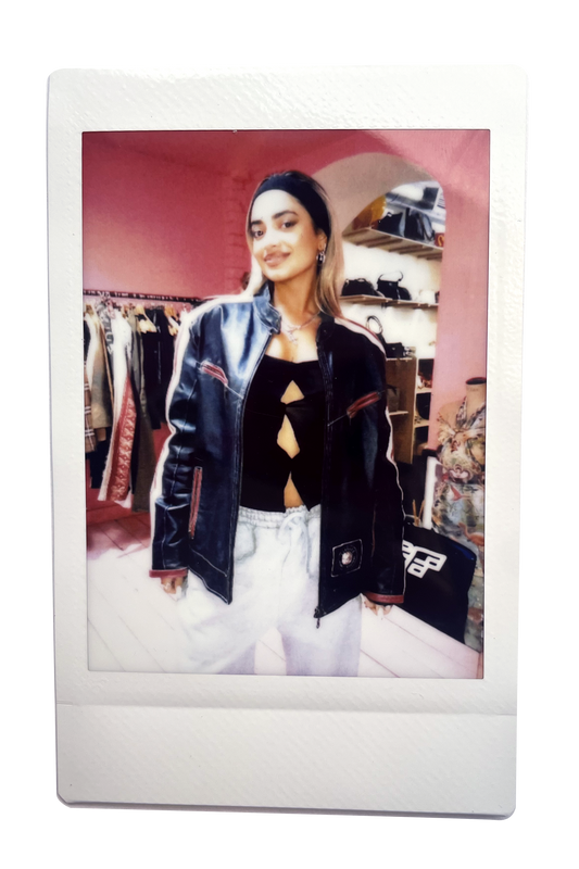 Biker leather jacket