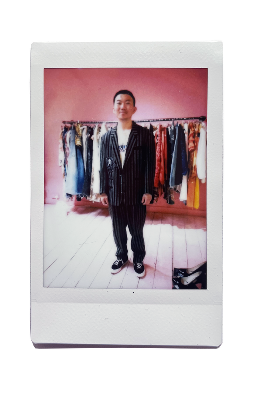 1980's Pinstripe suit