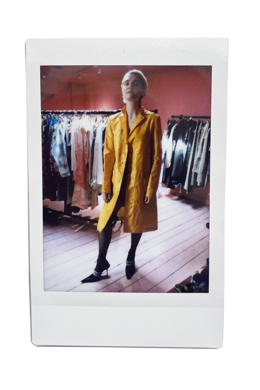 Vintage Gold trench coat