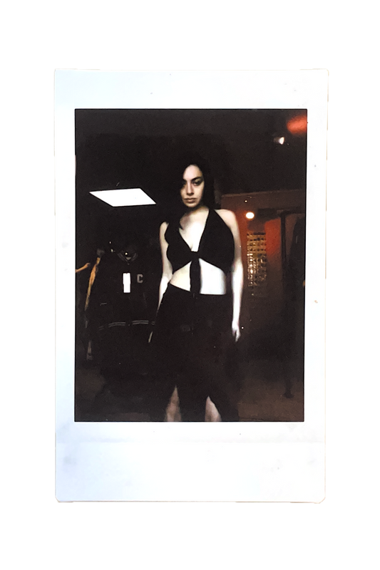 charli in silk set