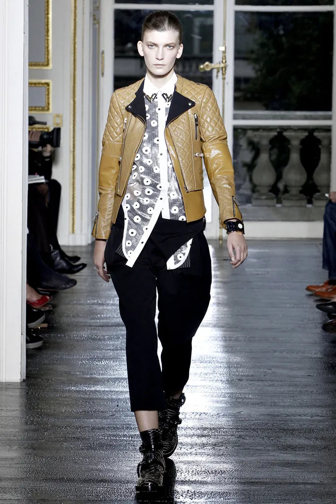 Balenciaga S/S 2012 Quilted Leather Biker Jacket
