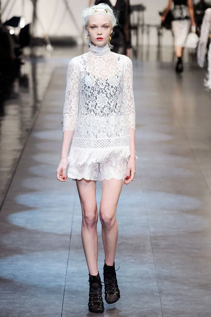 S/S 2010 White Lace Dress Top