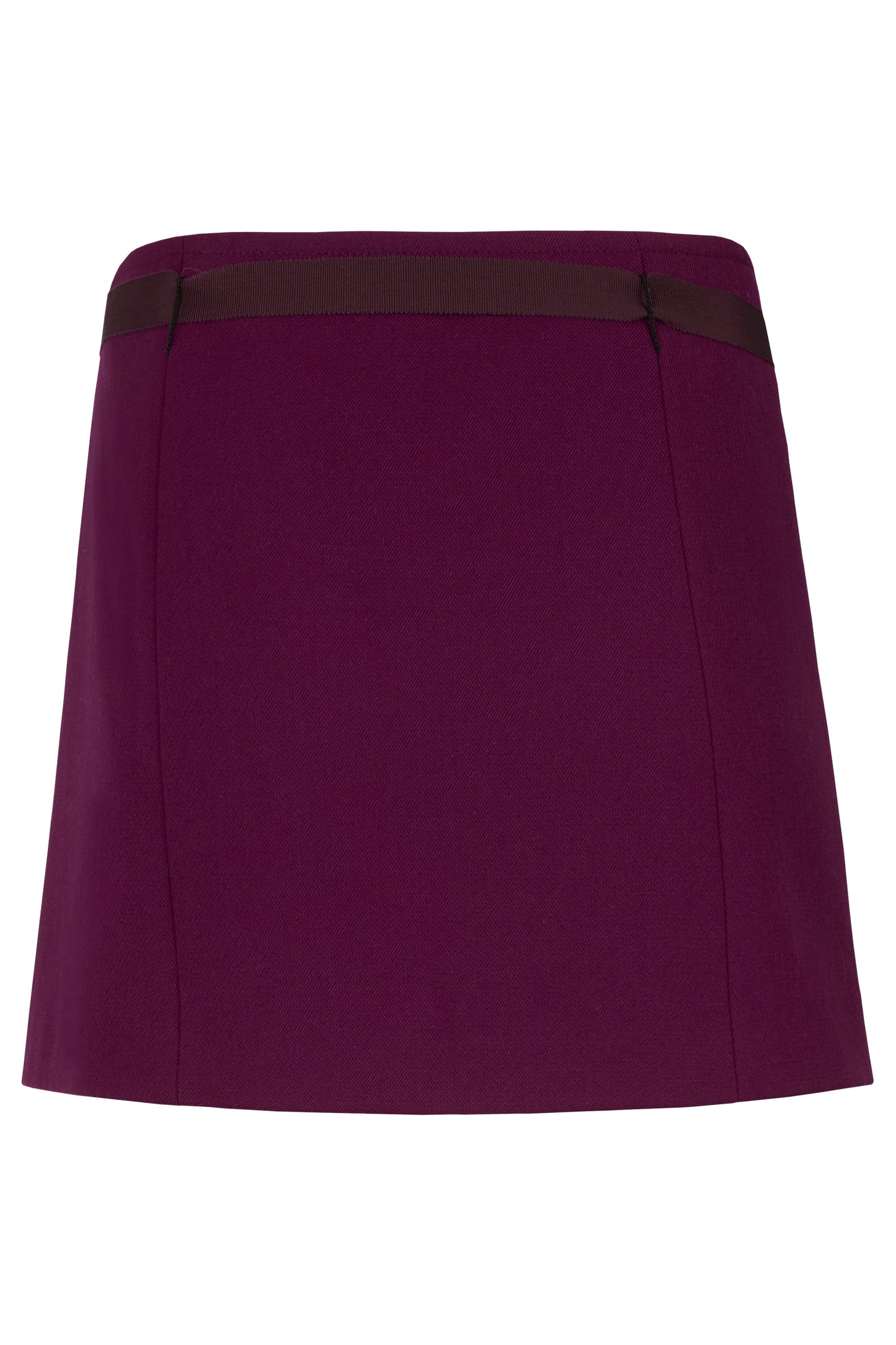 Gucci 2009 Plum Purple Wrap Mini Skirt