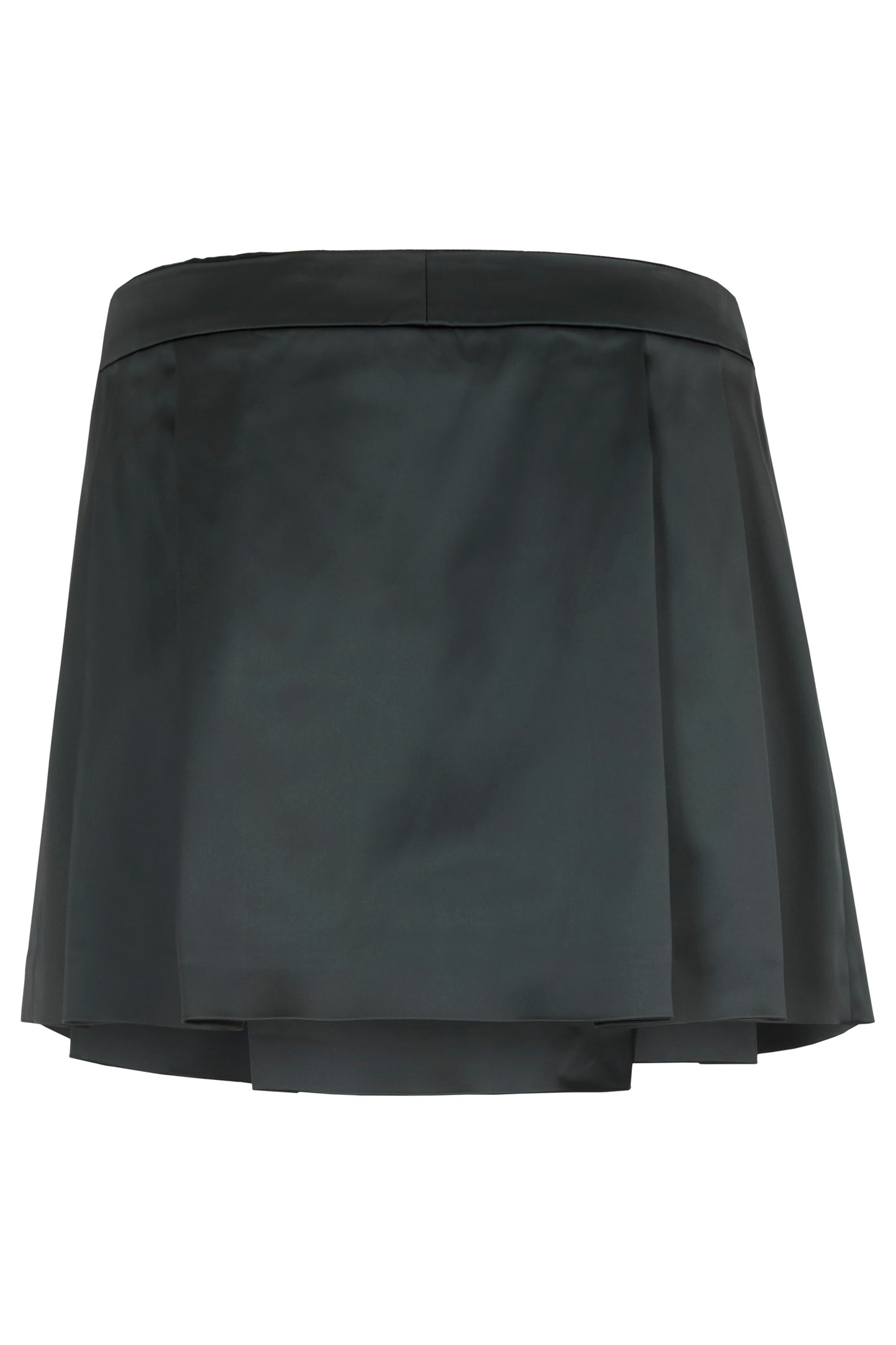Vintage Prada Satin 2000's Pleated Wrap Skirt