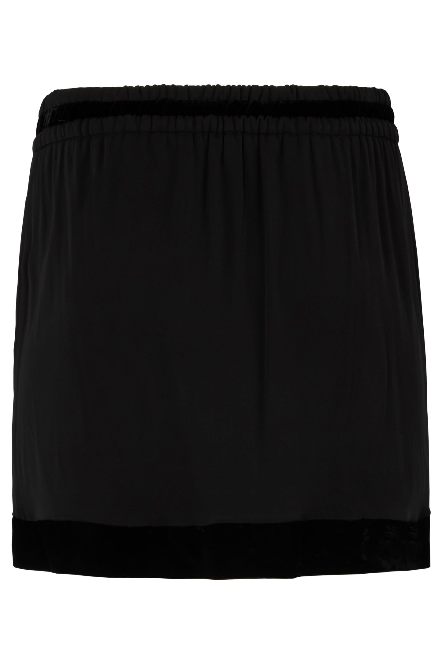 Vintage Gucci Tom Ford Black Velvet Mini Skirt