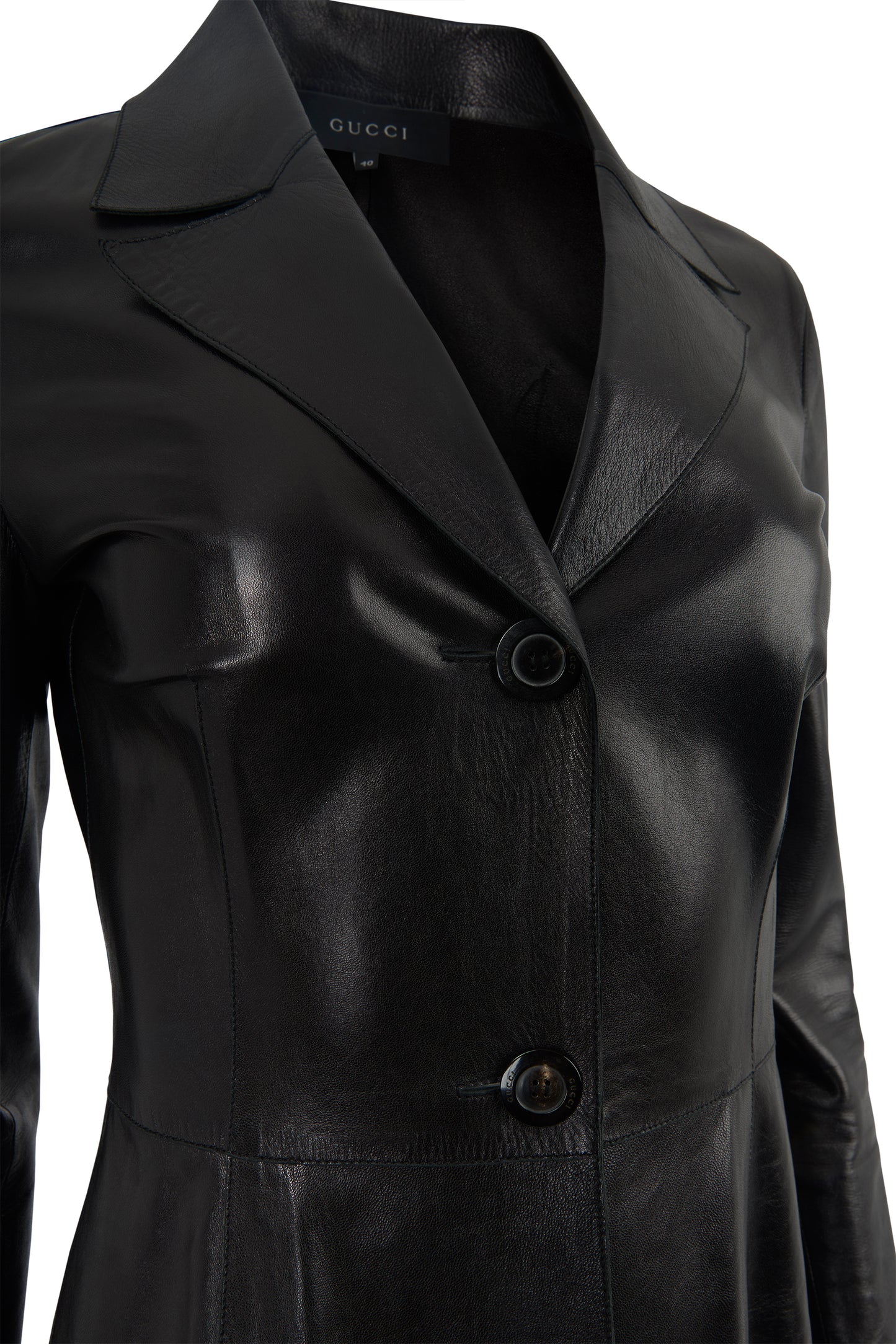 Vintage Gucci F/W 1996 Long Leather Coat