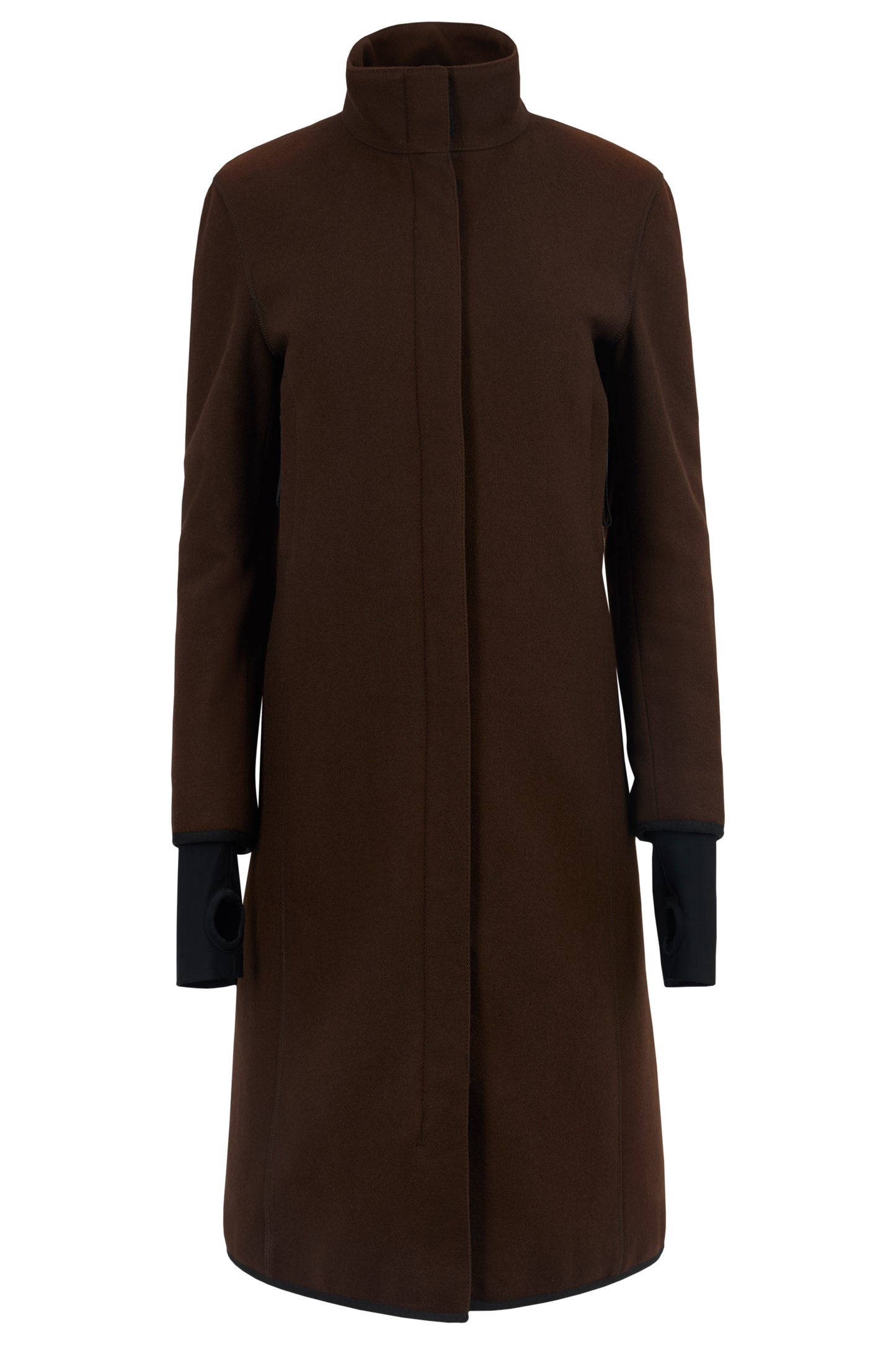 Vintage 2000's Prada Brown Wool Coat