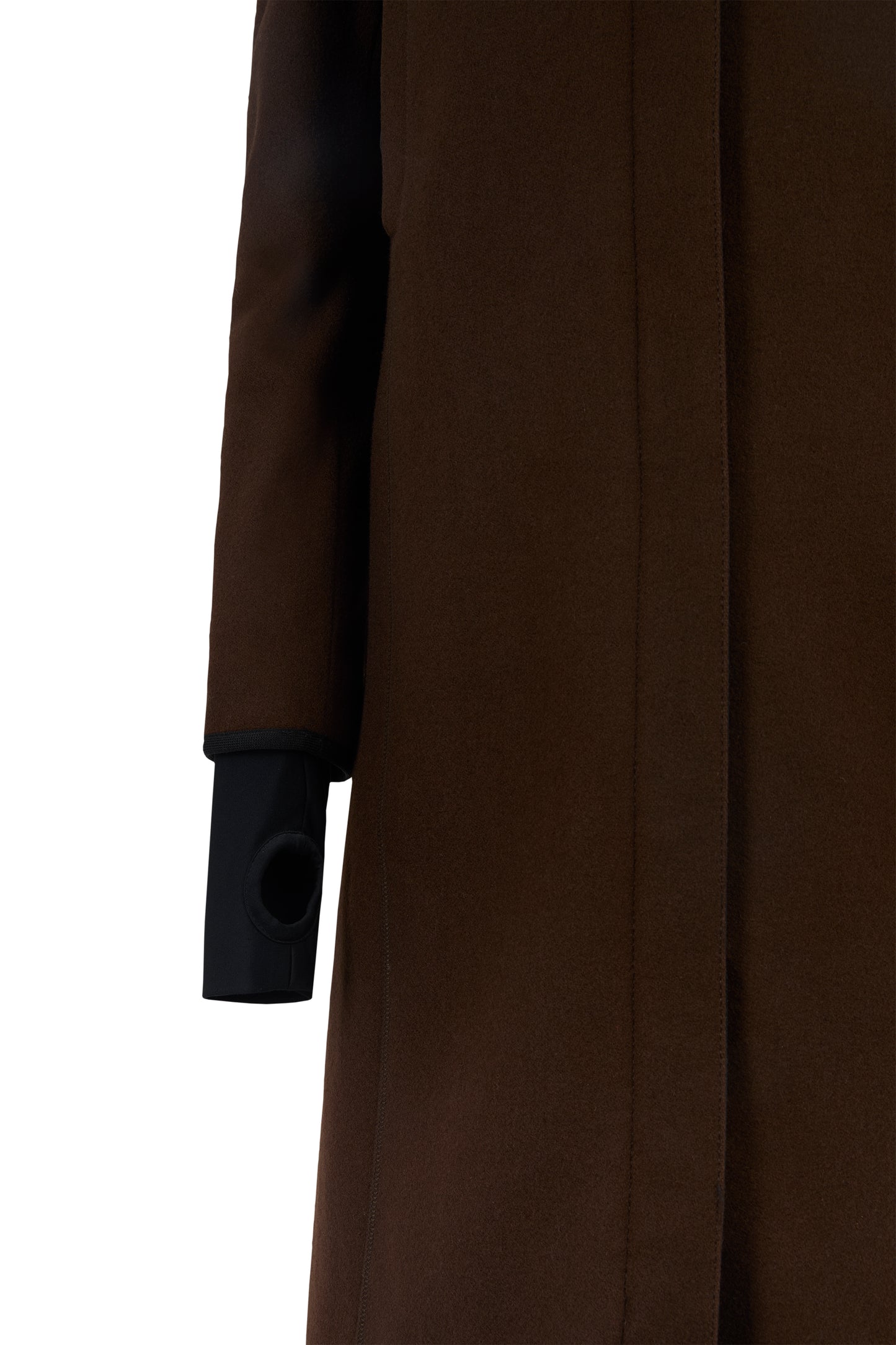 Vintage 2000's Prada Brown Wool Coat