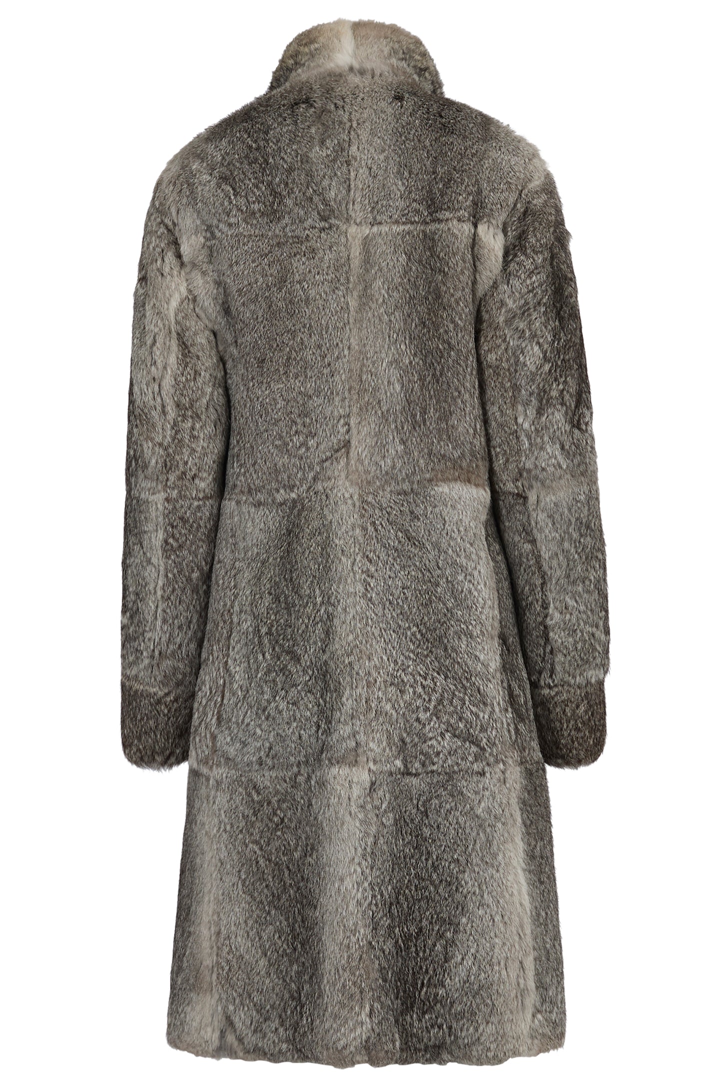 Vintage 1990's Prada Leather & Fur Reversible Coat