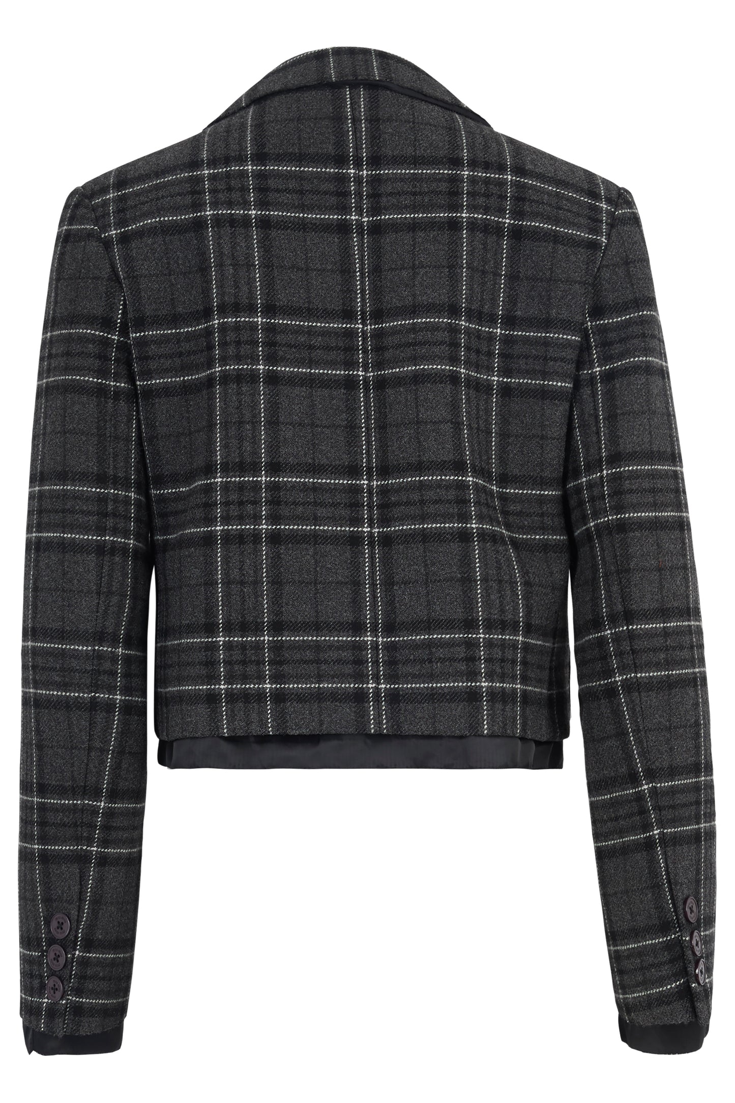 Miu Miu 2000's Grey Wool Cropped Jacket