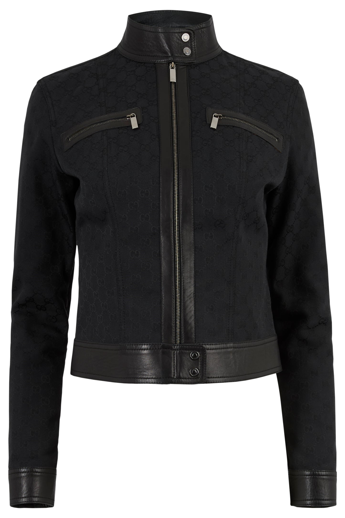 Vintage Gucci F/W 2000 Black Monogram Jacket