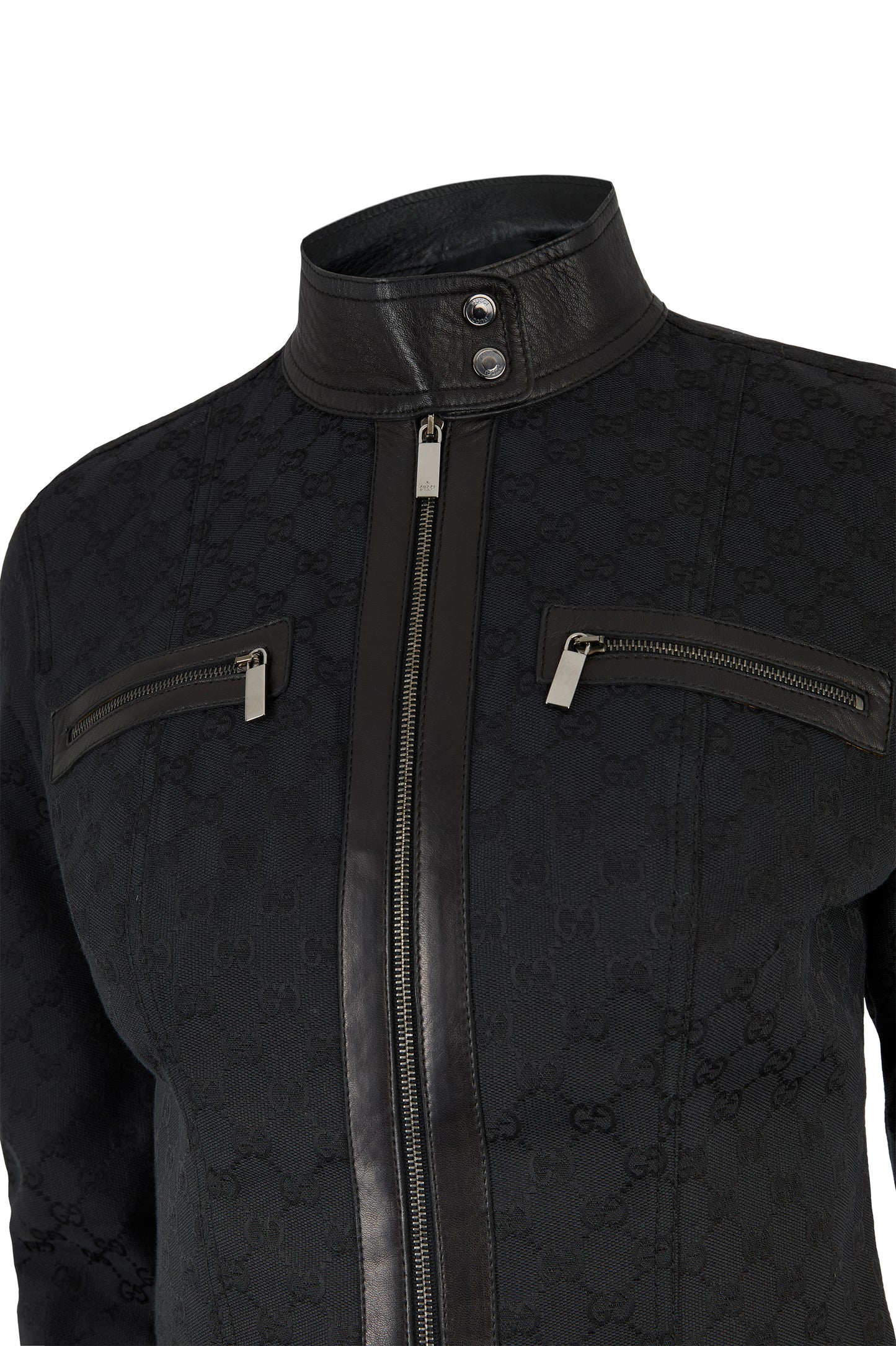 Vintage Gucci F/W 2000 Black Monogram Jacket