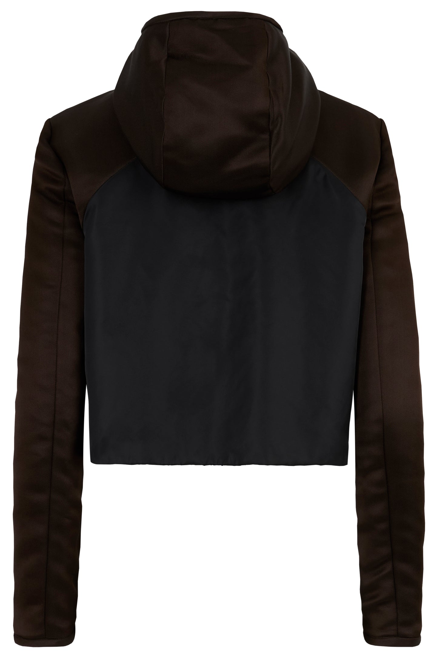 Miu Miu F/W 2008 Hooded Bicolor Crop Jacket