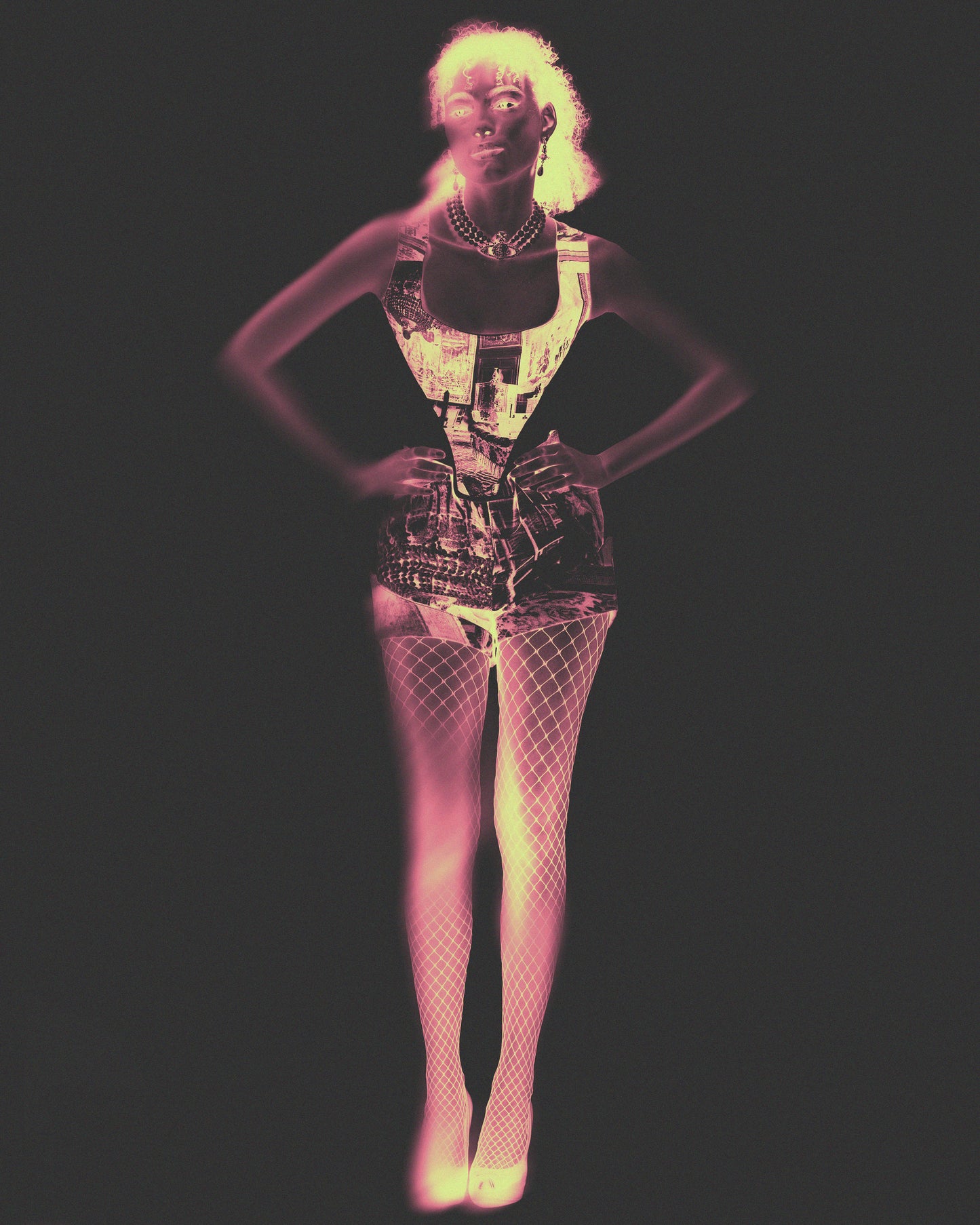 Vintage S/S 1992 Runway Salon Collection Co-ord