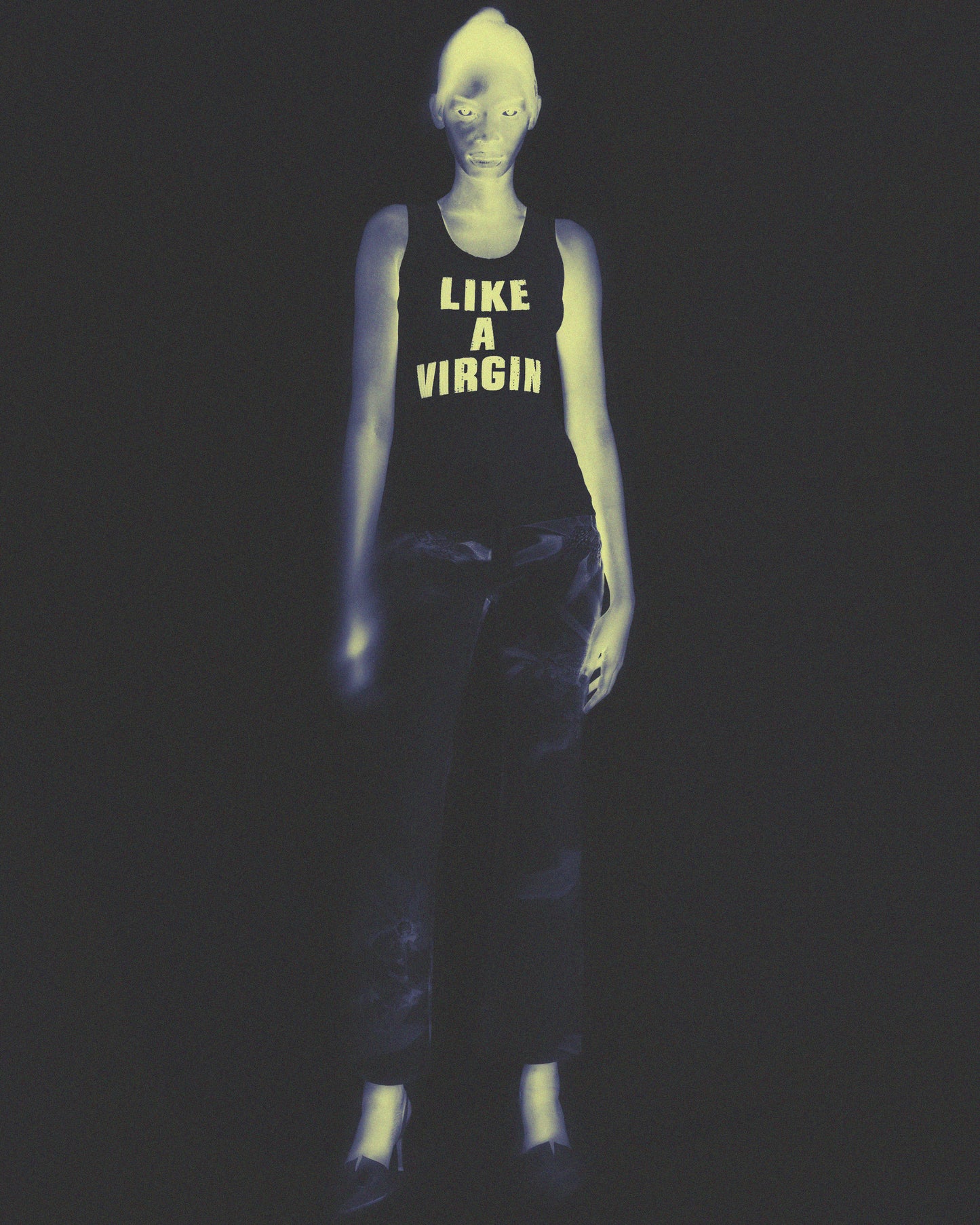 Vintage S/S 2001 'Like A Virgin' White Tank Top