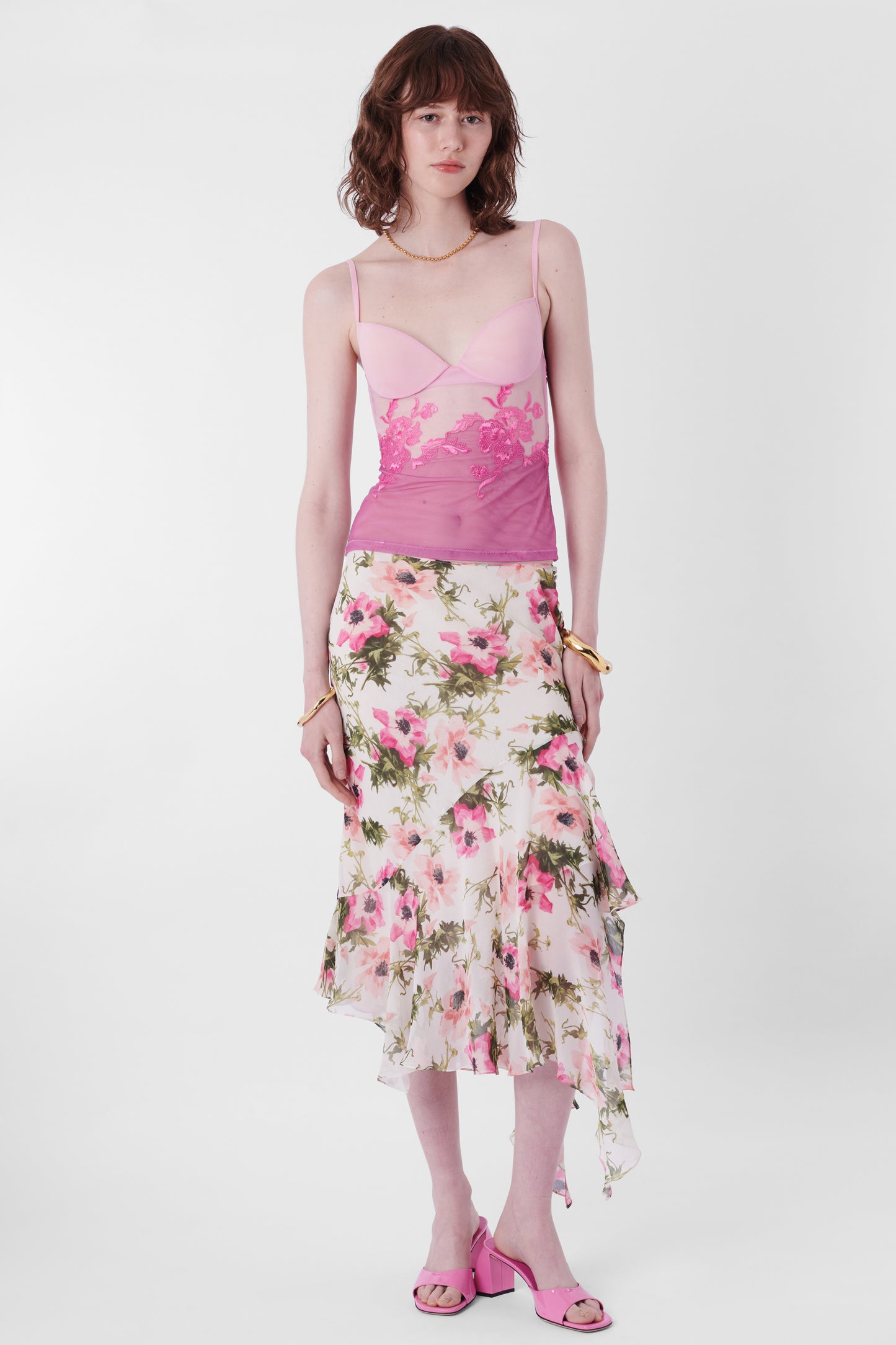 S/S 2005 Floral Silk Skirt