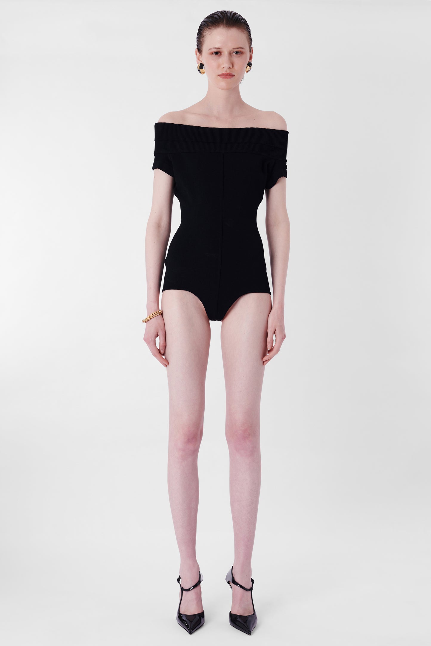 Vintage 1990's Black Bodysuit