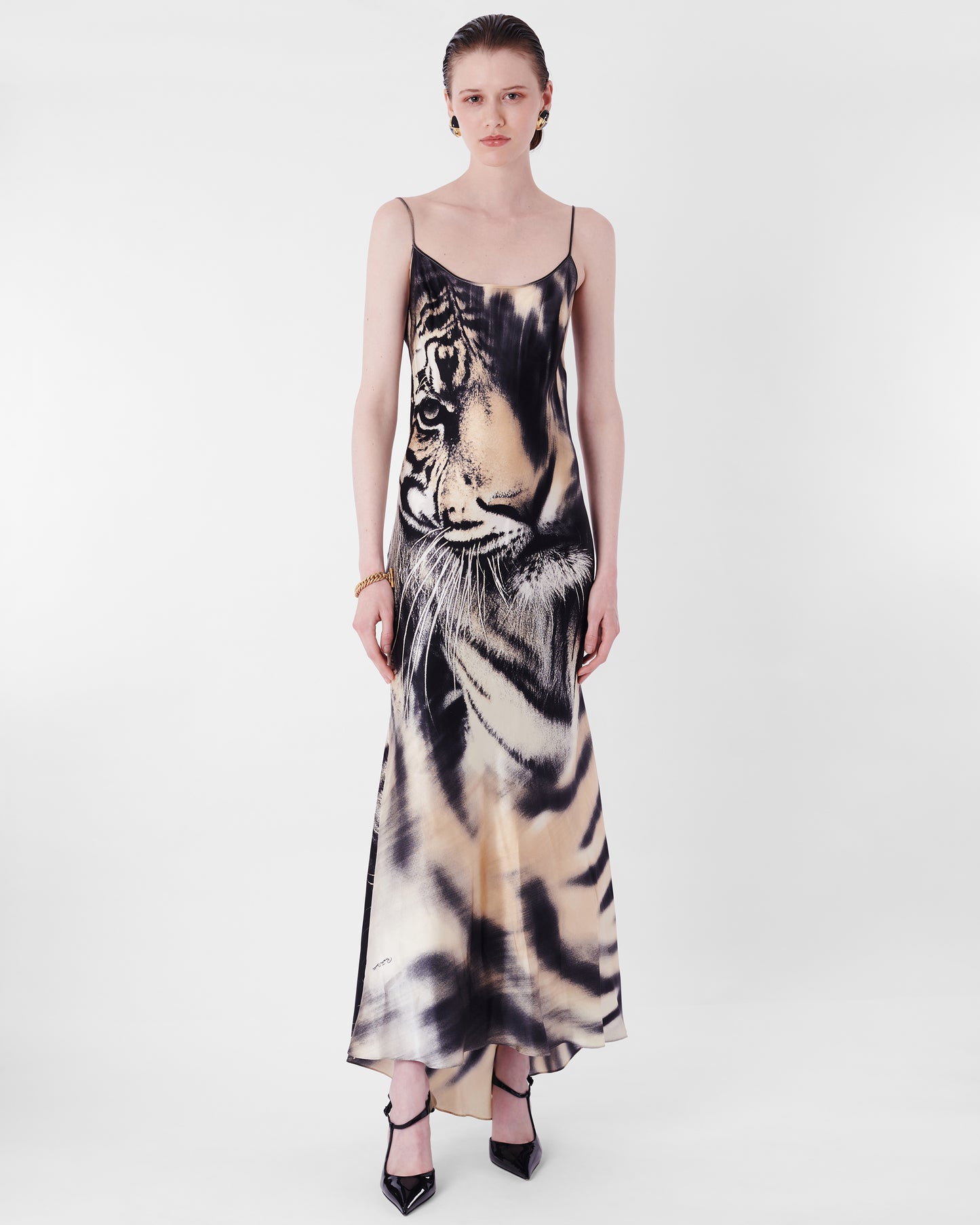 Vintage F/W 2000 Tiger Slip Dress