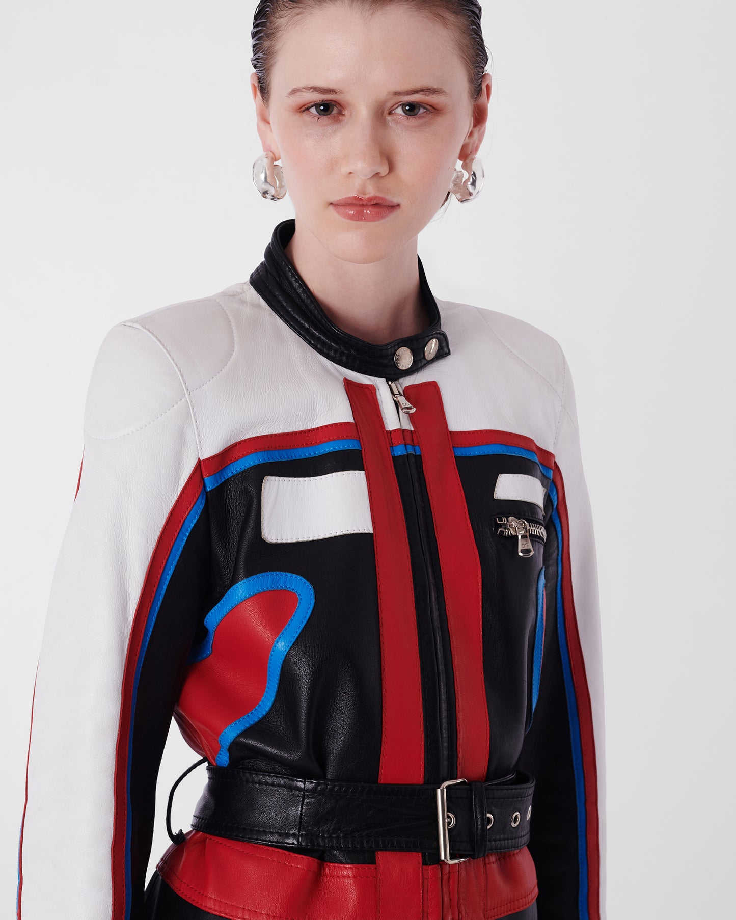 S/S 2001 Runway Knee length Biker Jacket