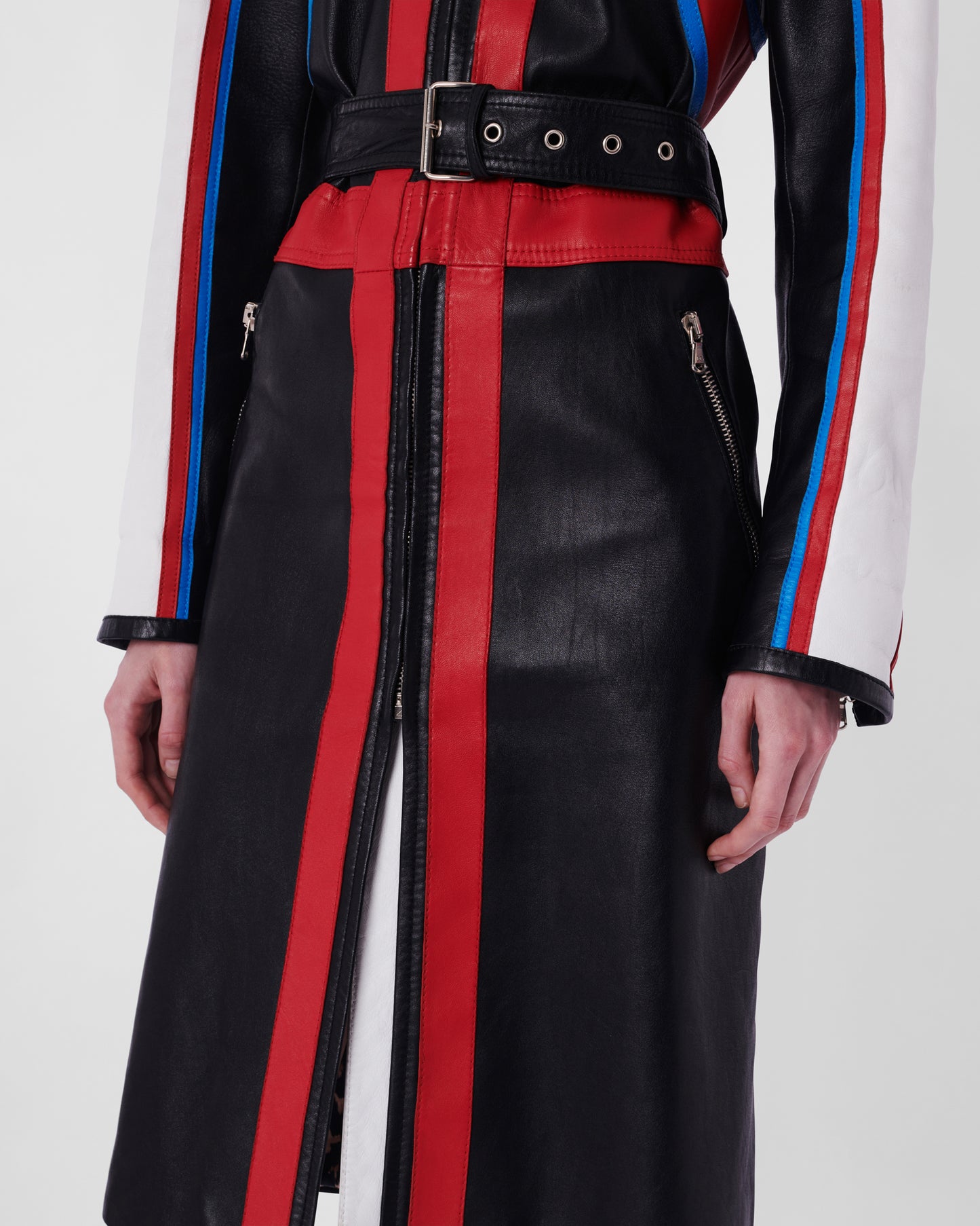S/S 2001 Runway Knee length Biker Jacket