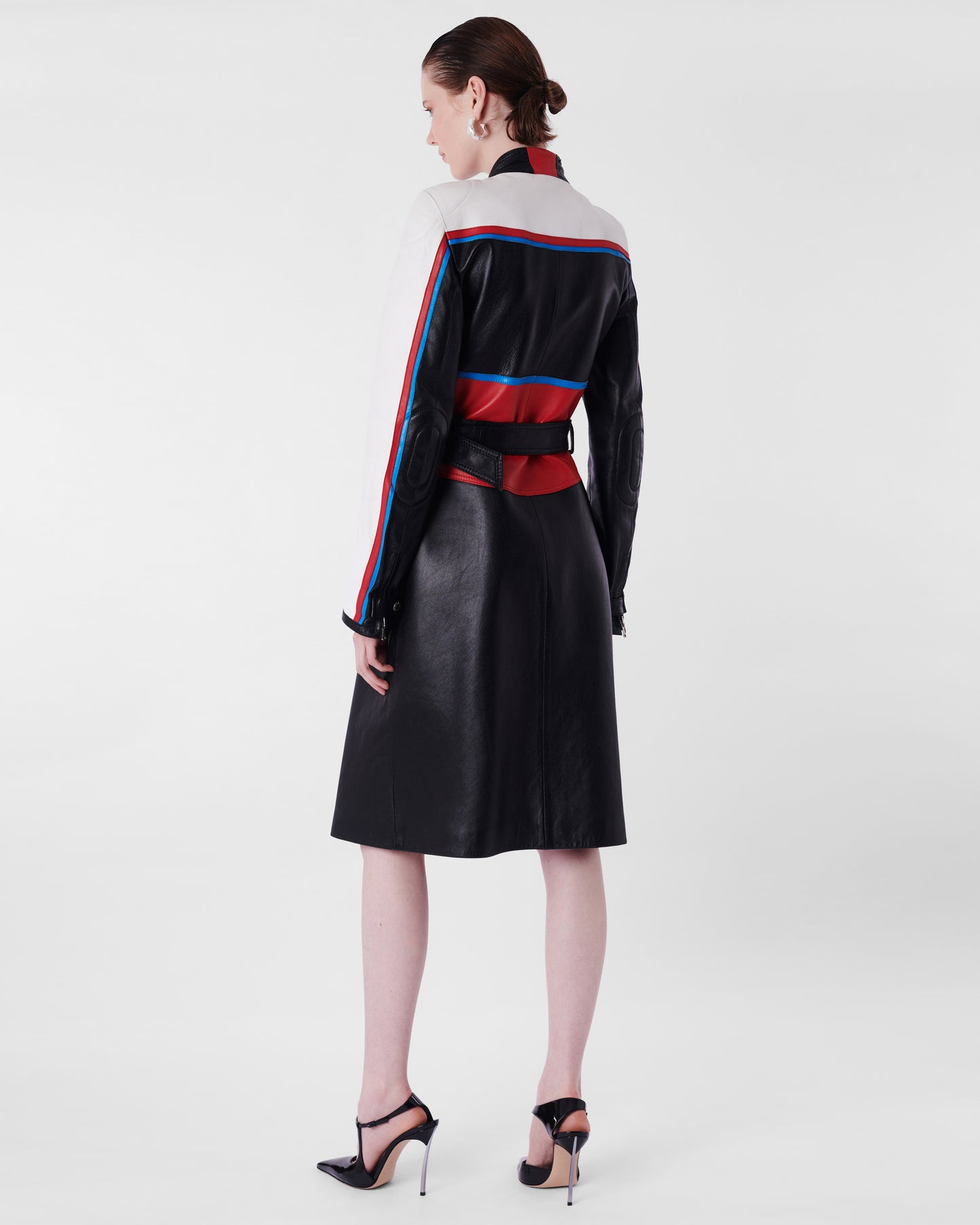 S/S 2001 Runway Knee length Biker Jacket