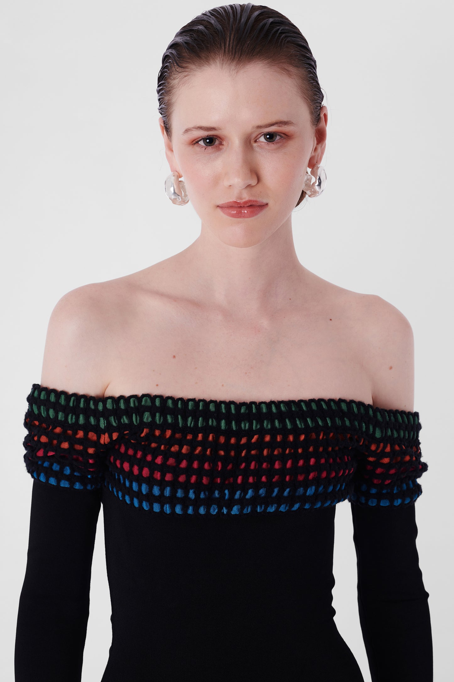 Vintage 1990's Black Contour Bodycon Dress