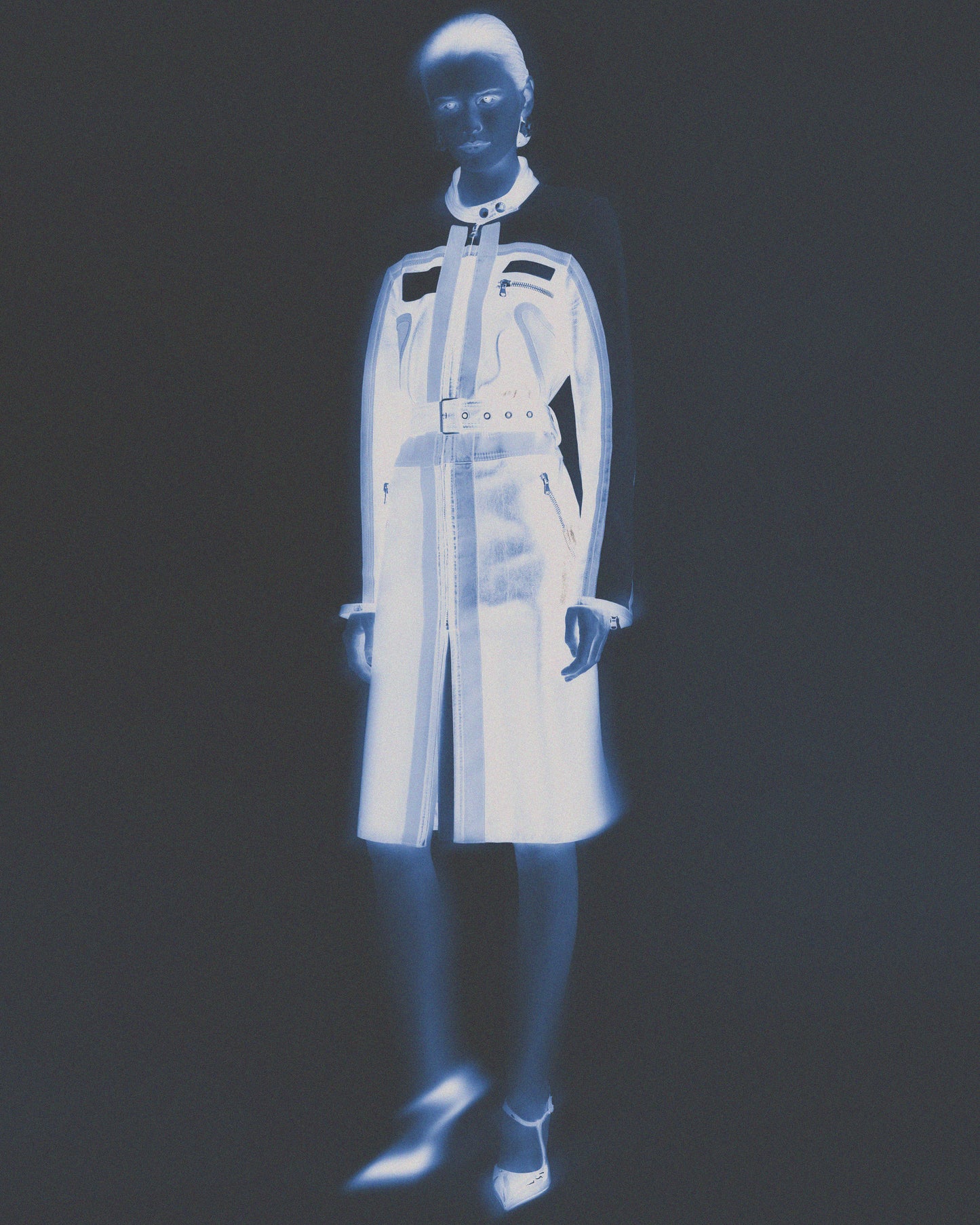 S/S 2001 Runway Knee length Biker Jacket