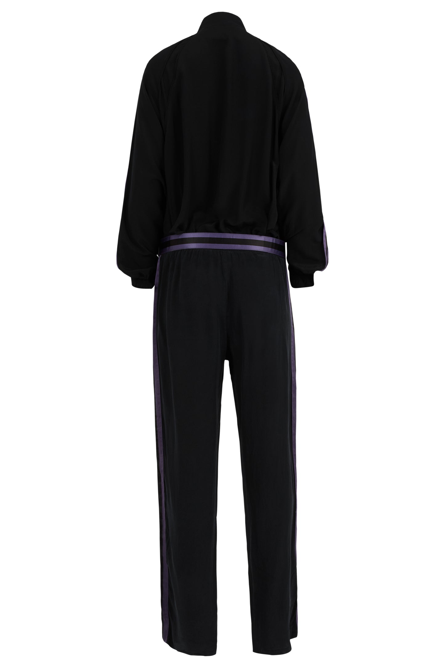 Vintage Gucci by Tom Ford 2004 Silk Purple Tracksuit Co ord Set