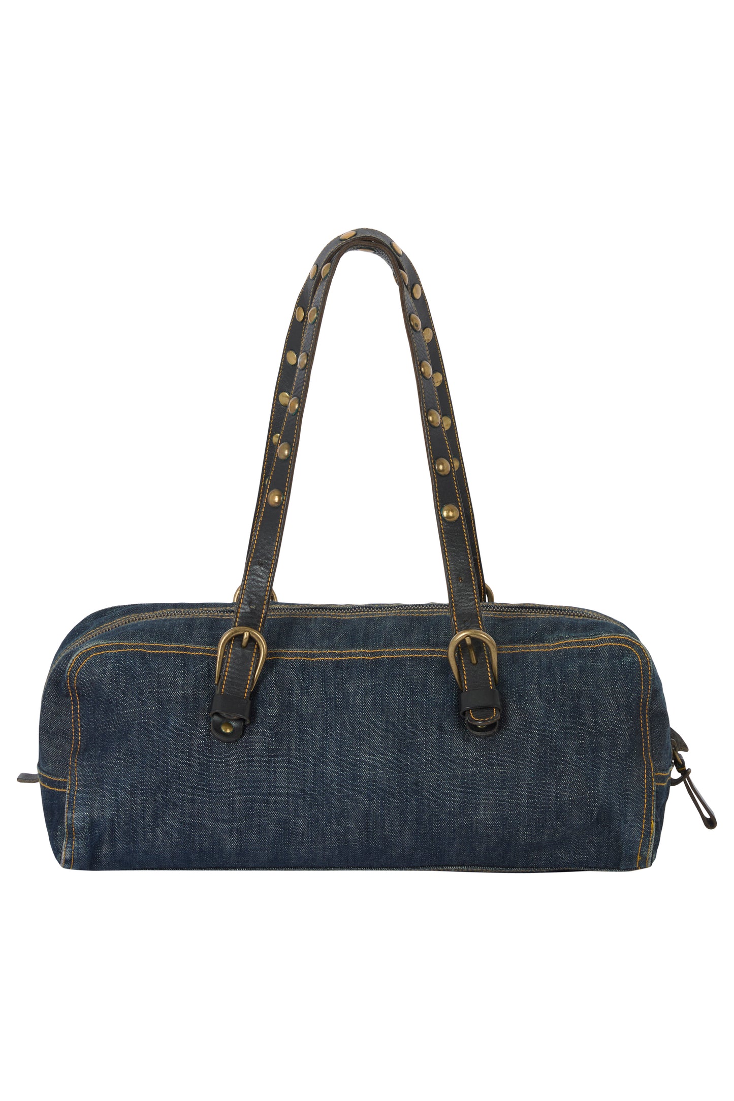 Vintage 2000's Miu Miu Denim Bowling Bag