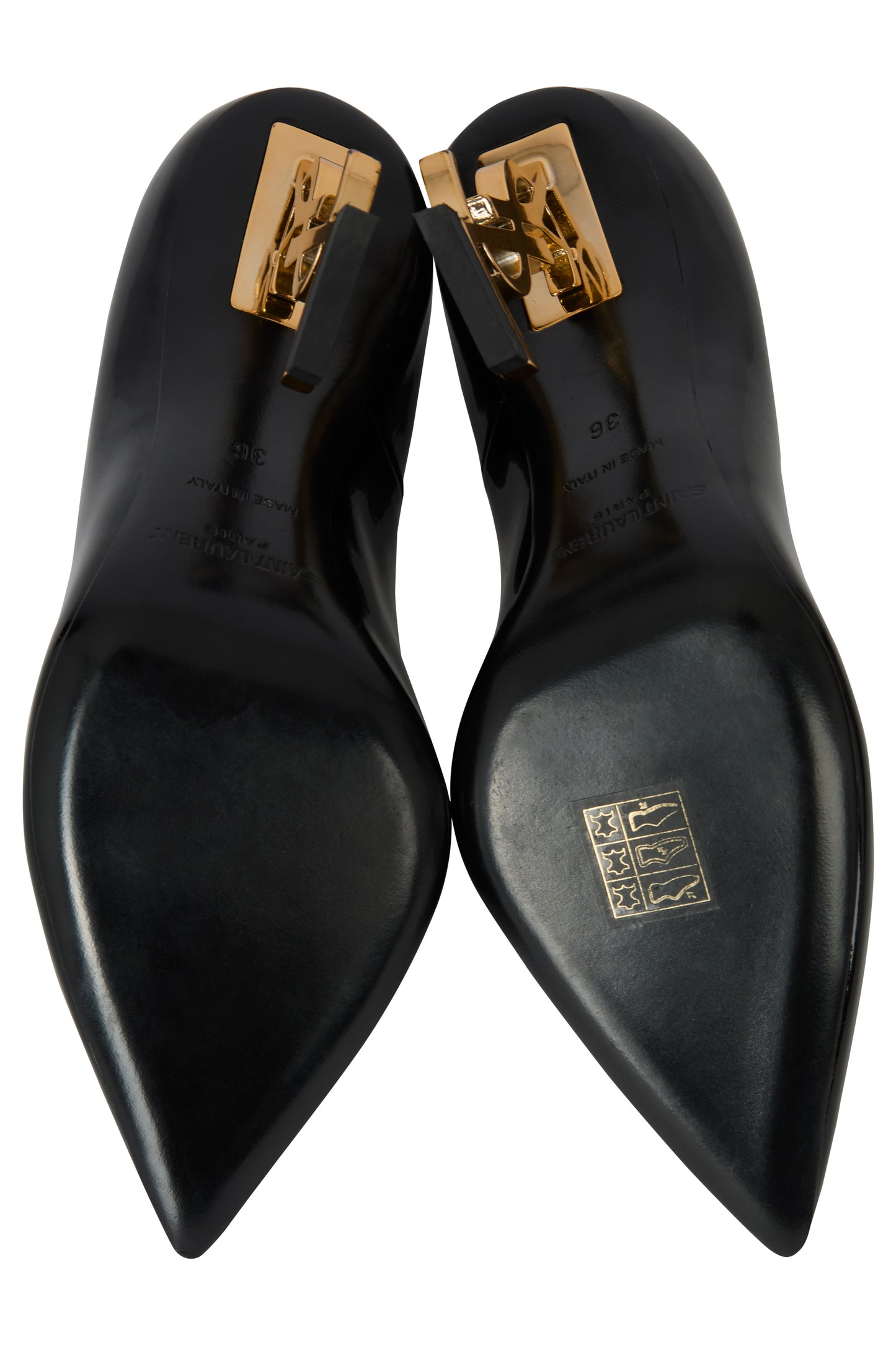 Saint Laurent 2017 Black Patent Opyum Heels