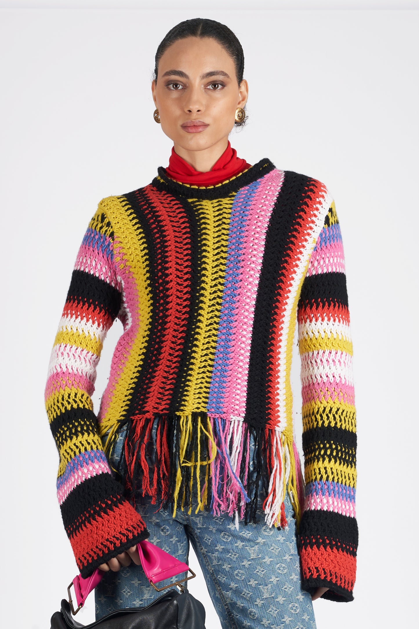 Knitted Tassel Jumper