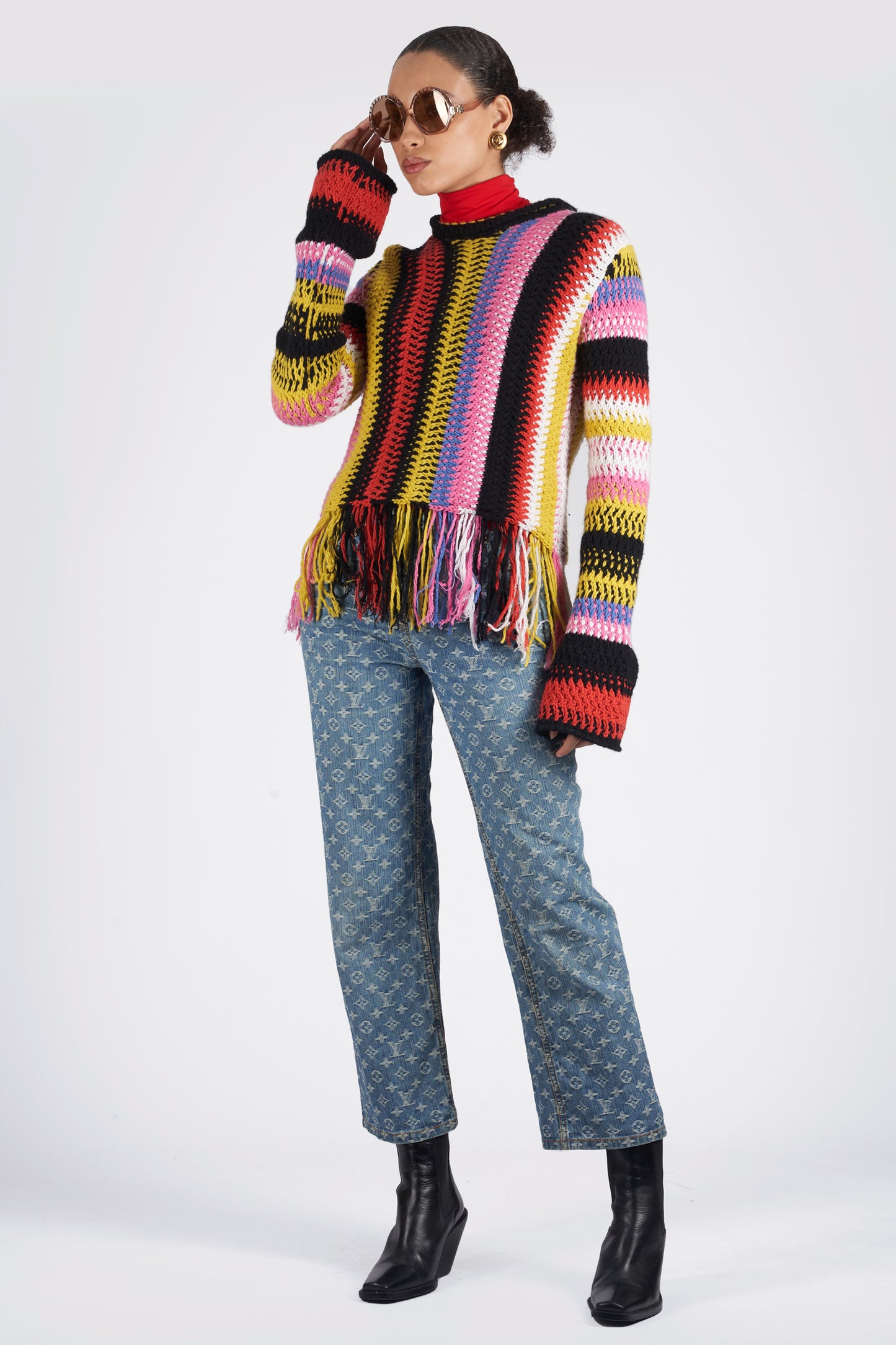 Knitted Tassel Jumper