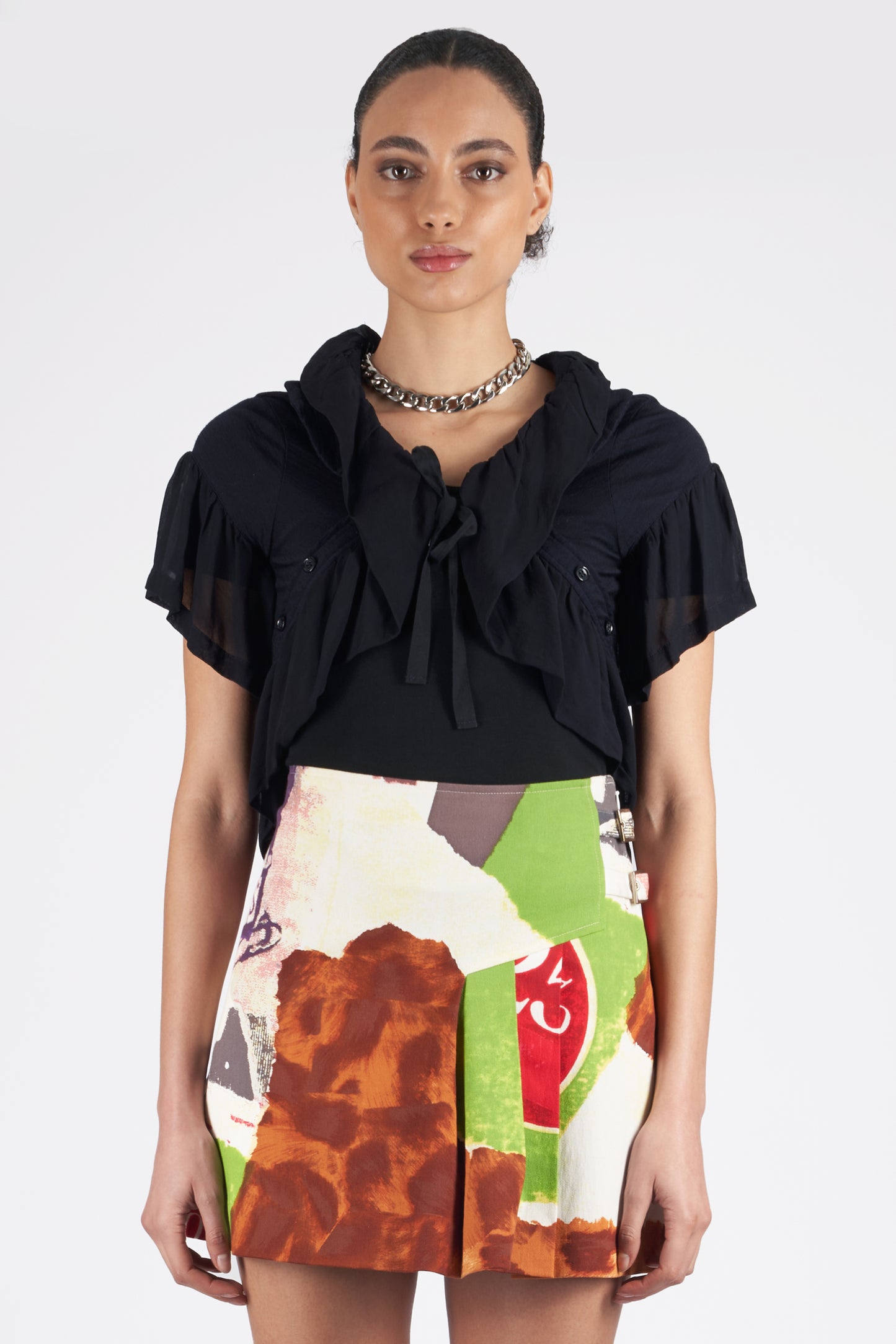 2008/09 Tie Ruffled Top