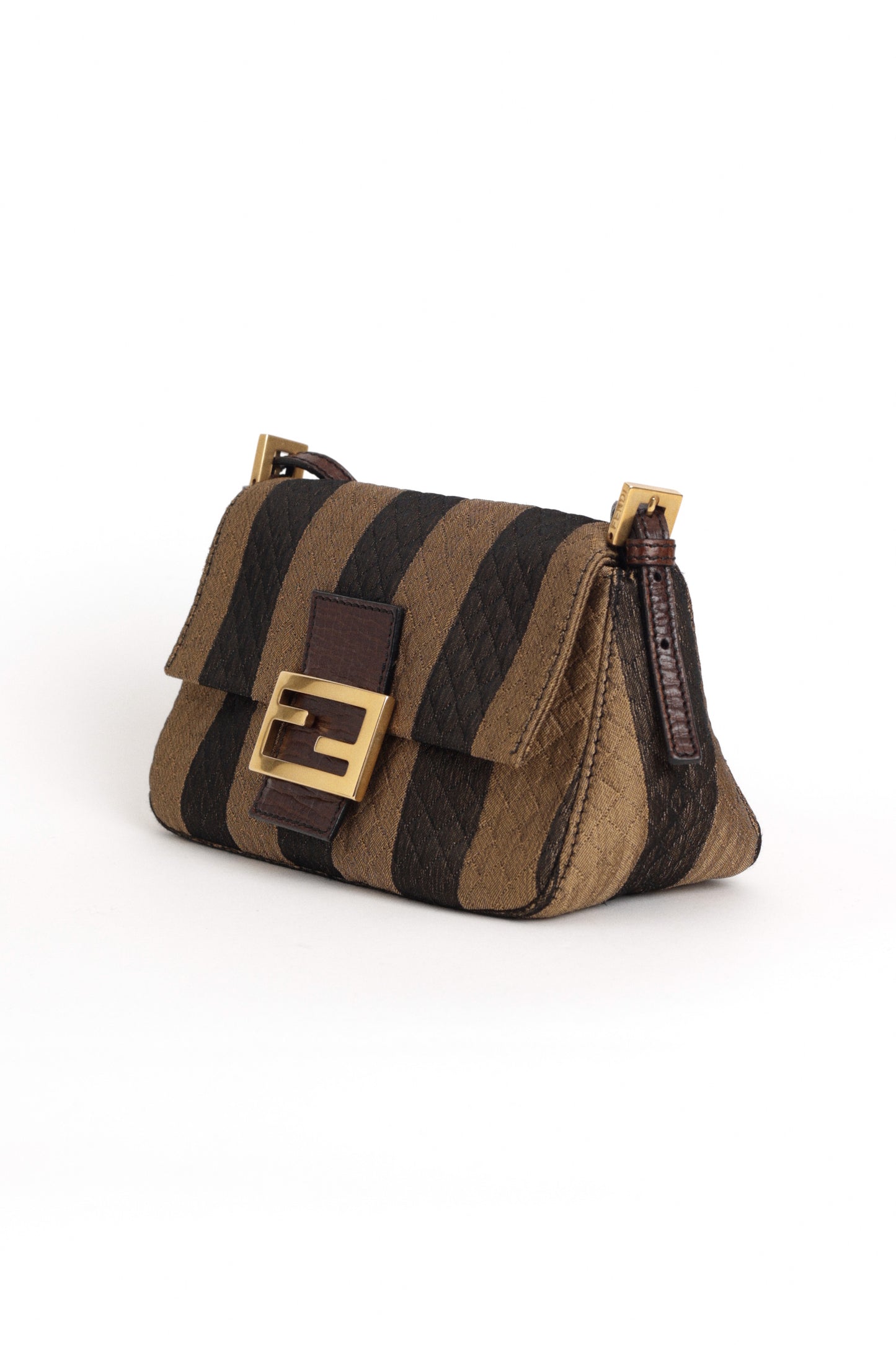 2000’s Striped Mini Baguette Bag
