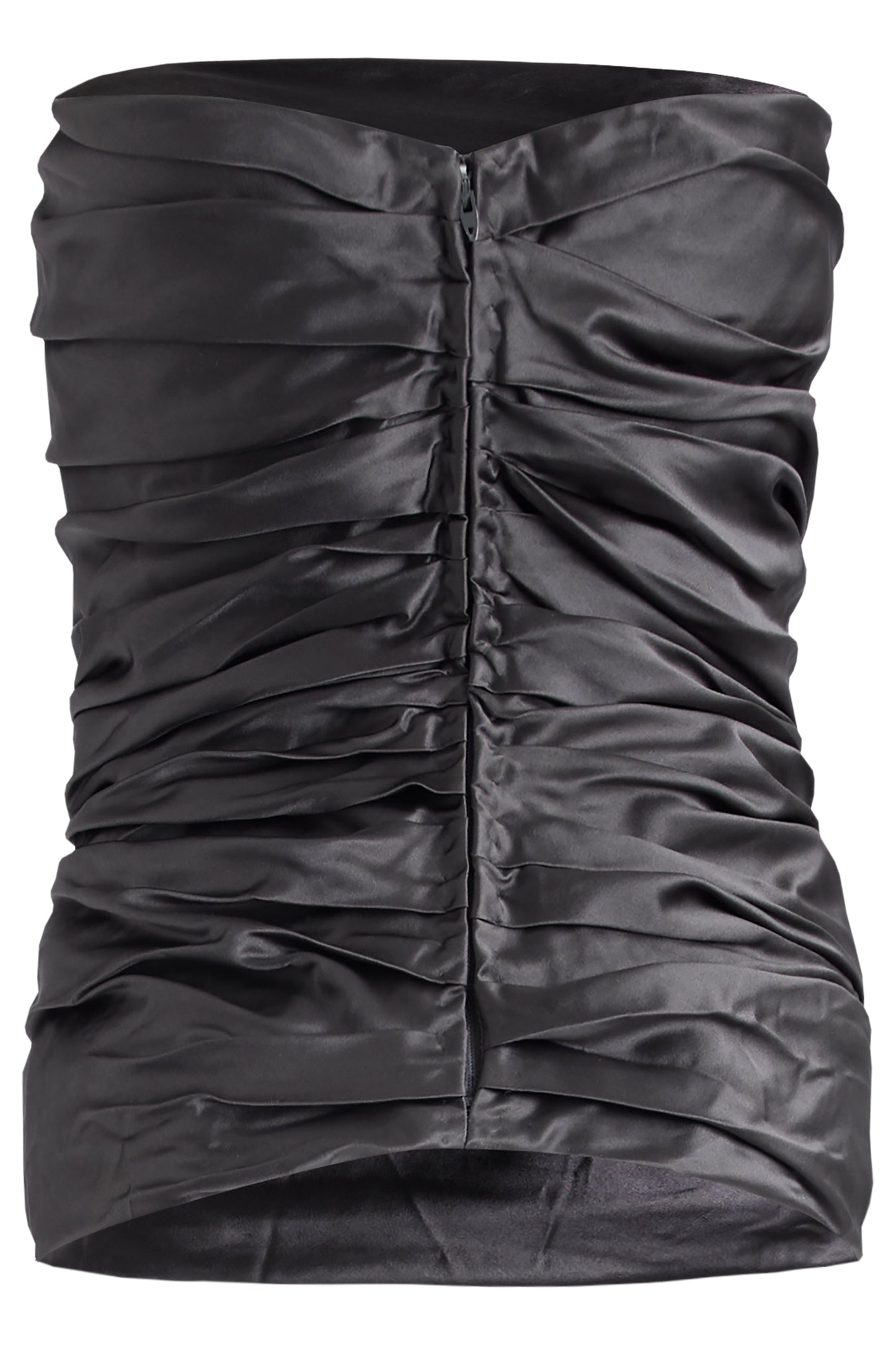 Vintage 1980's Ralph Lauren Grey Satin Corset Top