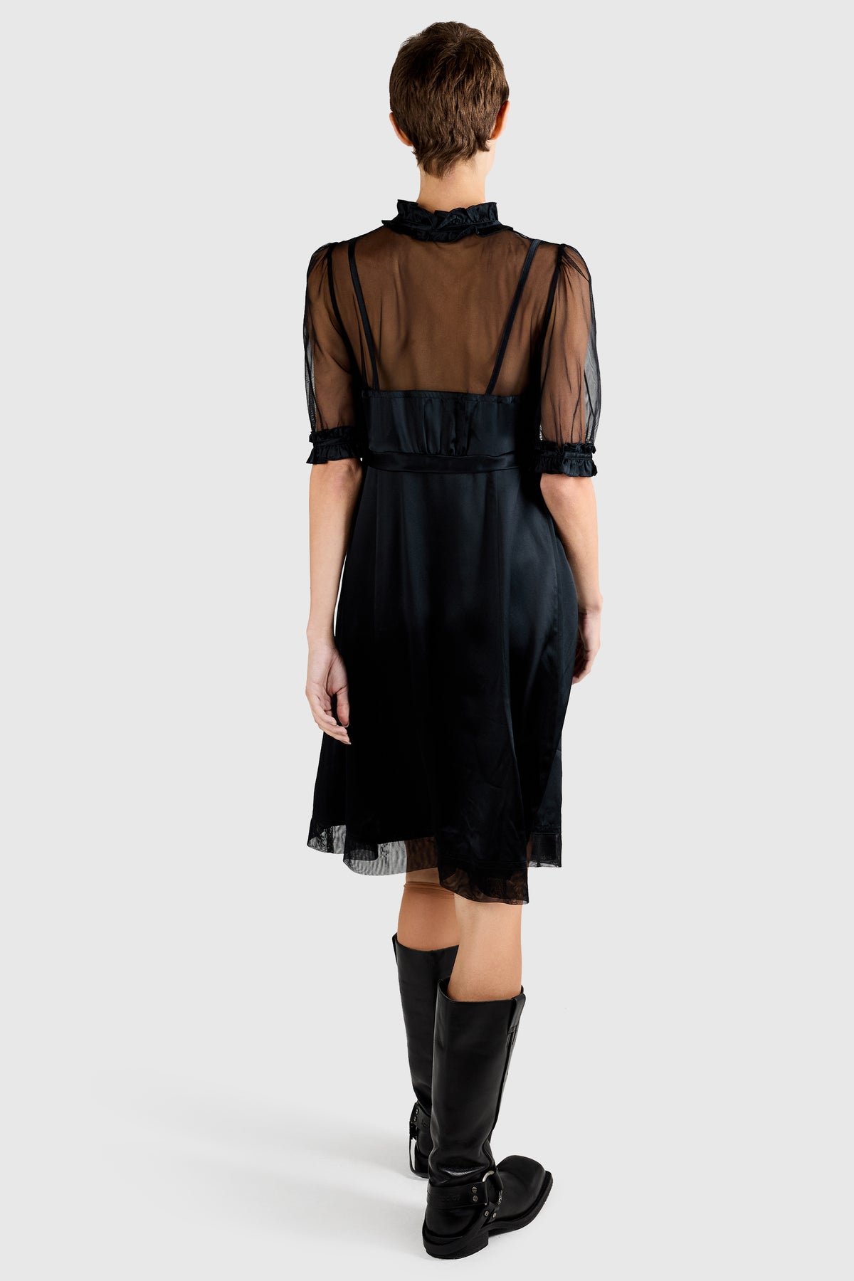 Vintage 2000's Marc Jacobs Black Babydoll Dress
