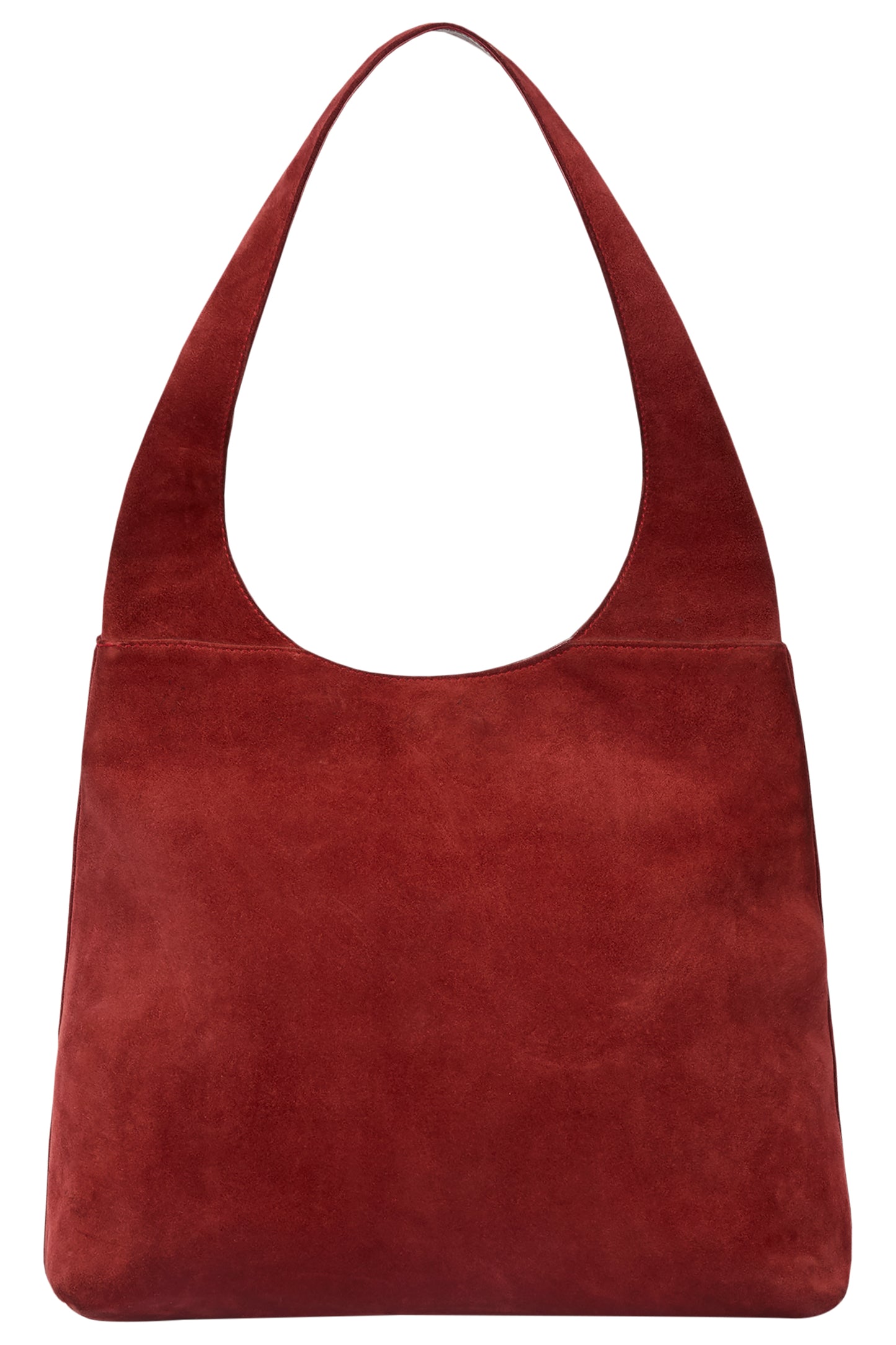 Vintage Gucci By Tom Ford 1997 GG Suede Red Shoulder Bag