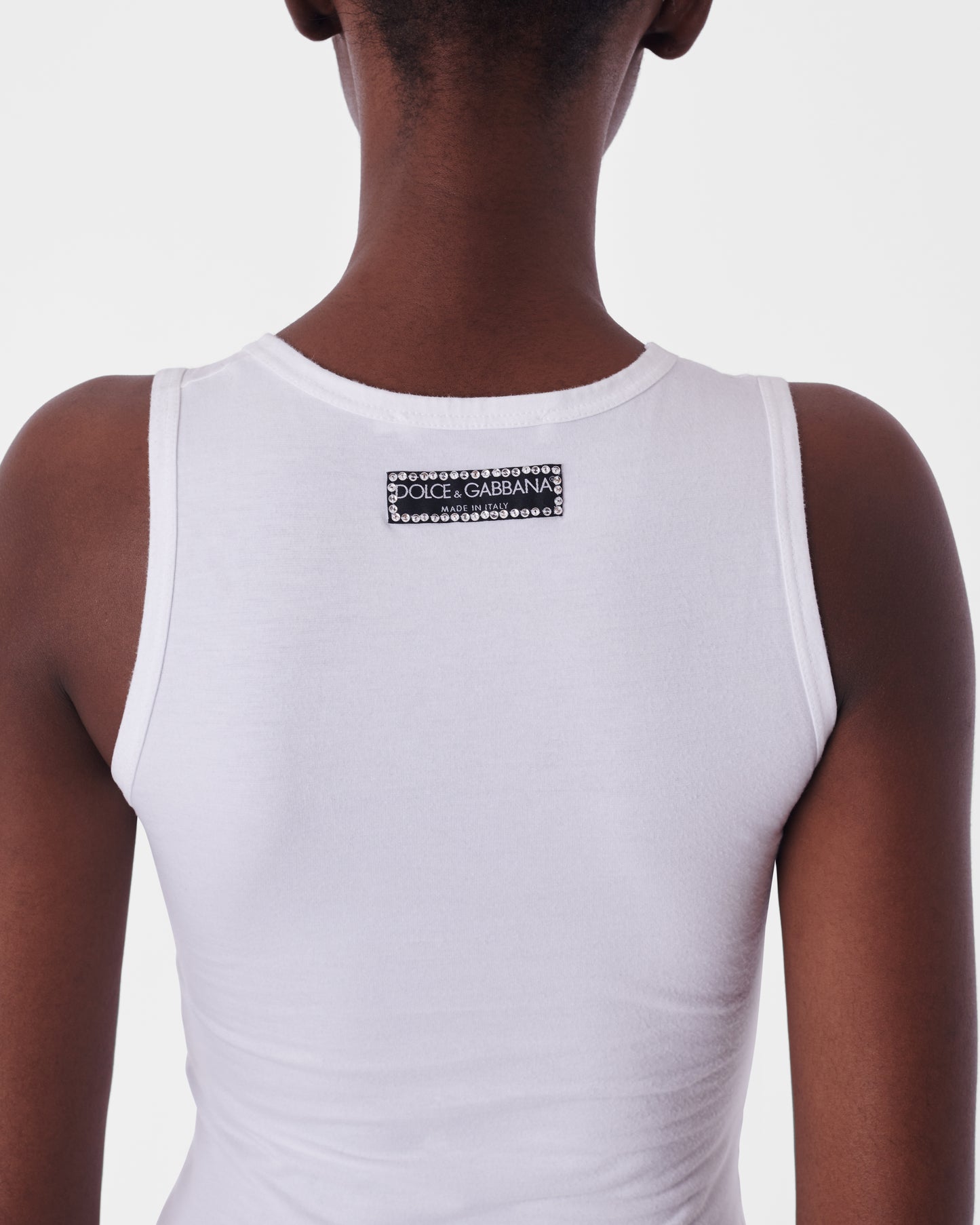 Vintage S/S 2001 'Like A Virgin' White Tank Top