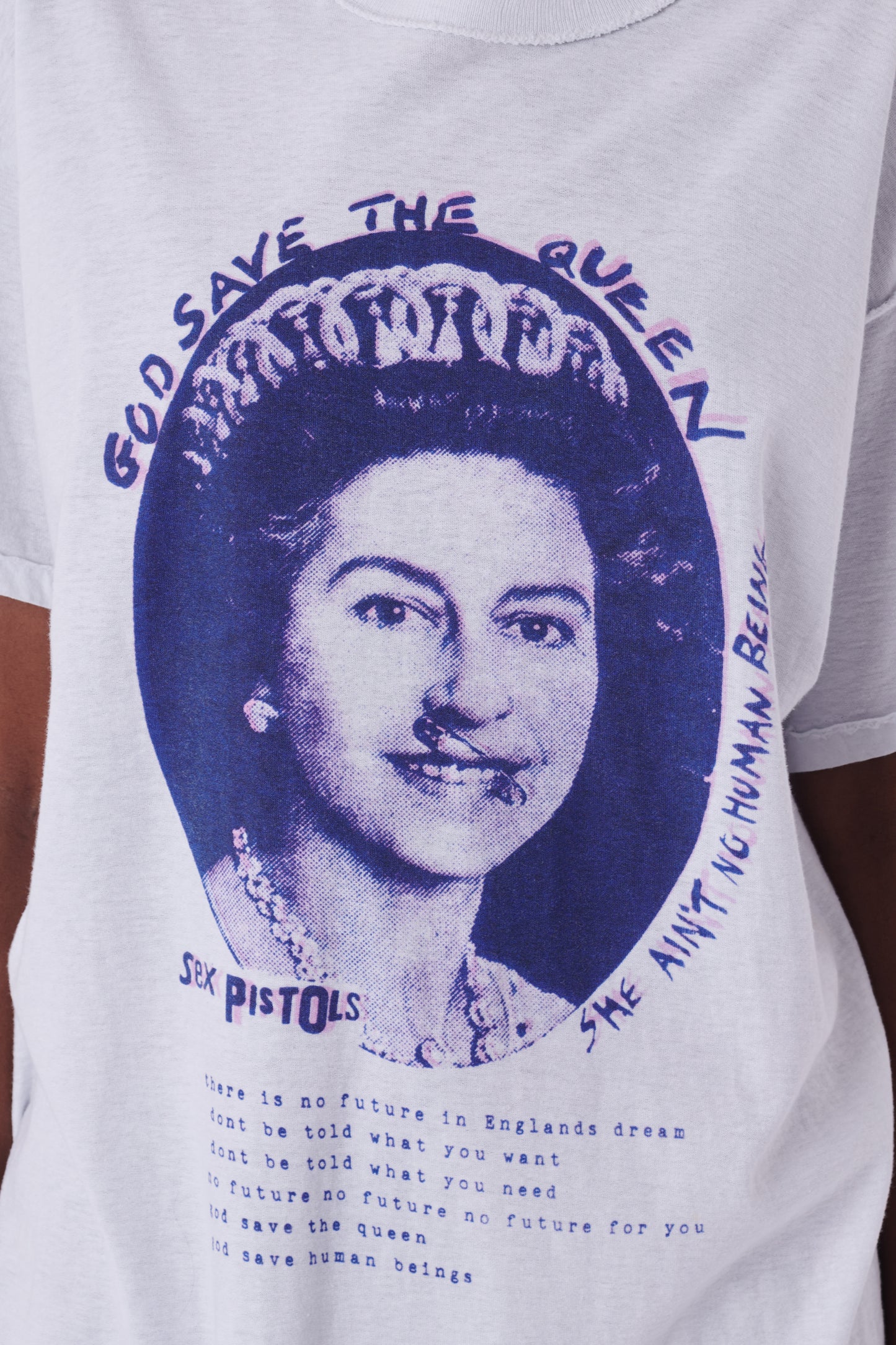 Vintage Early 1980's Sex Pistol T-shirt Designed By Jamie Reid