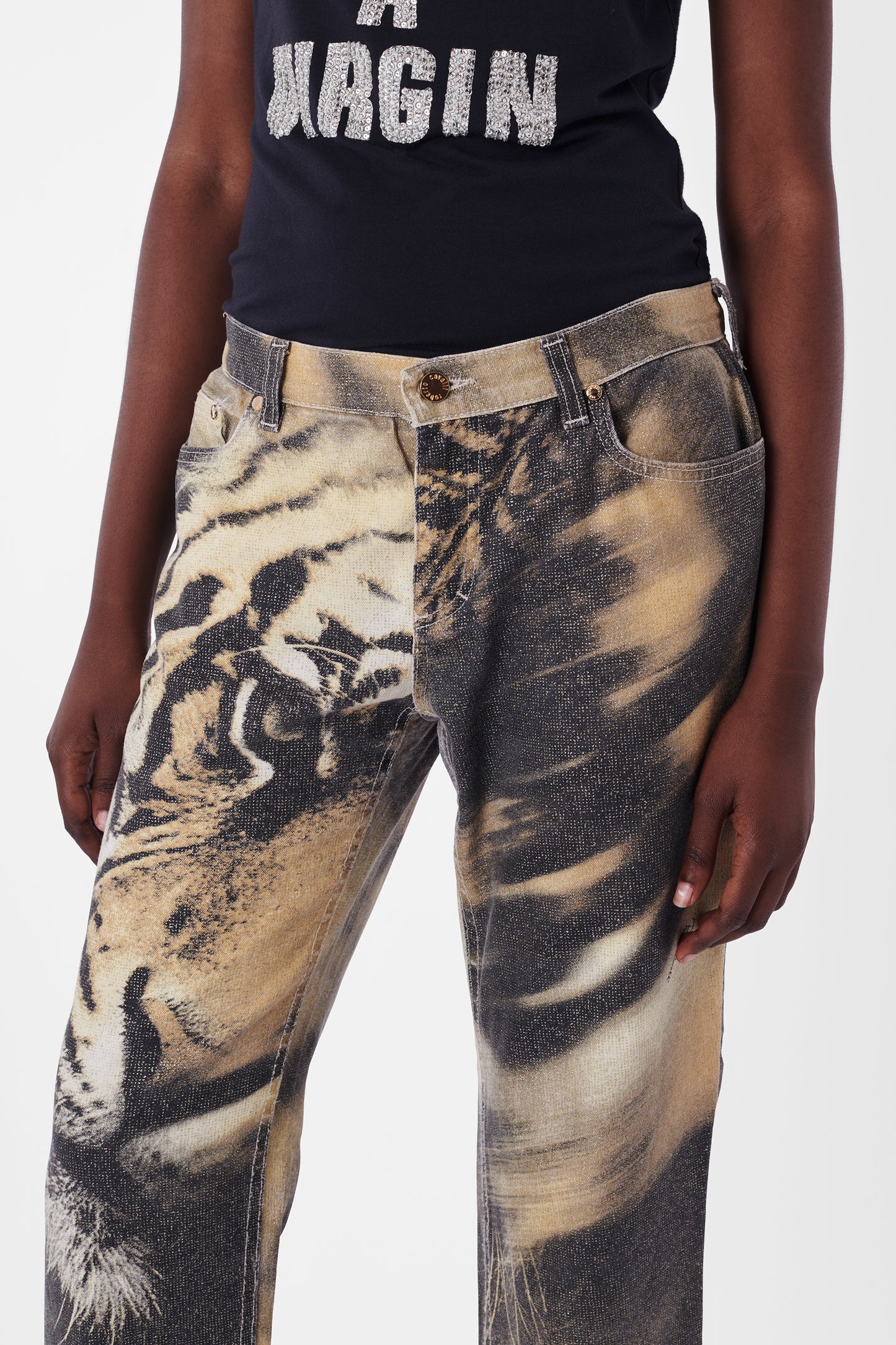 Vintage F/W 2000 Tiger Print Trousers