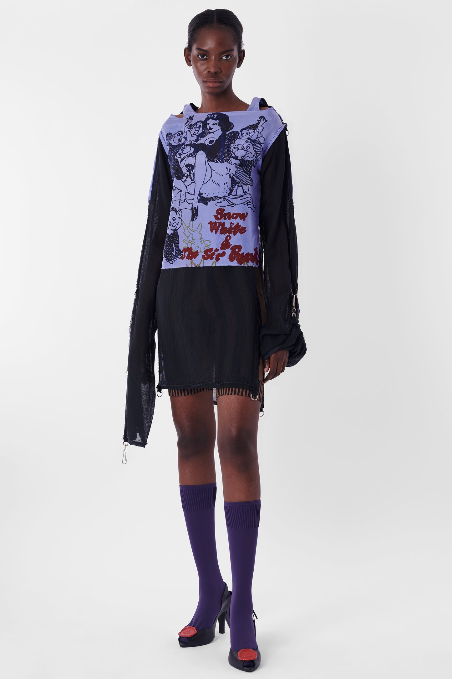 Vintage 1970's Seditionaries Snow White Bondage Shirt