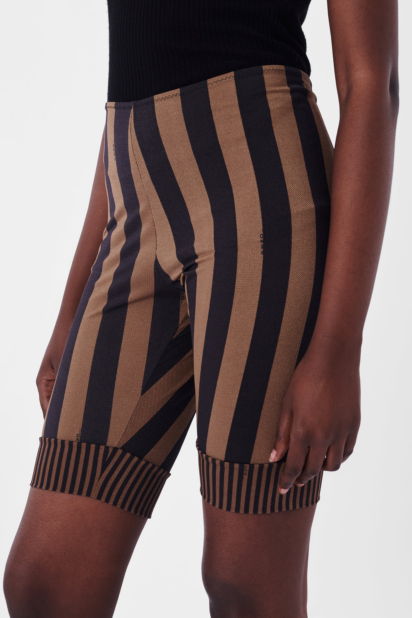 Vintage Striped Cycling Shorts
