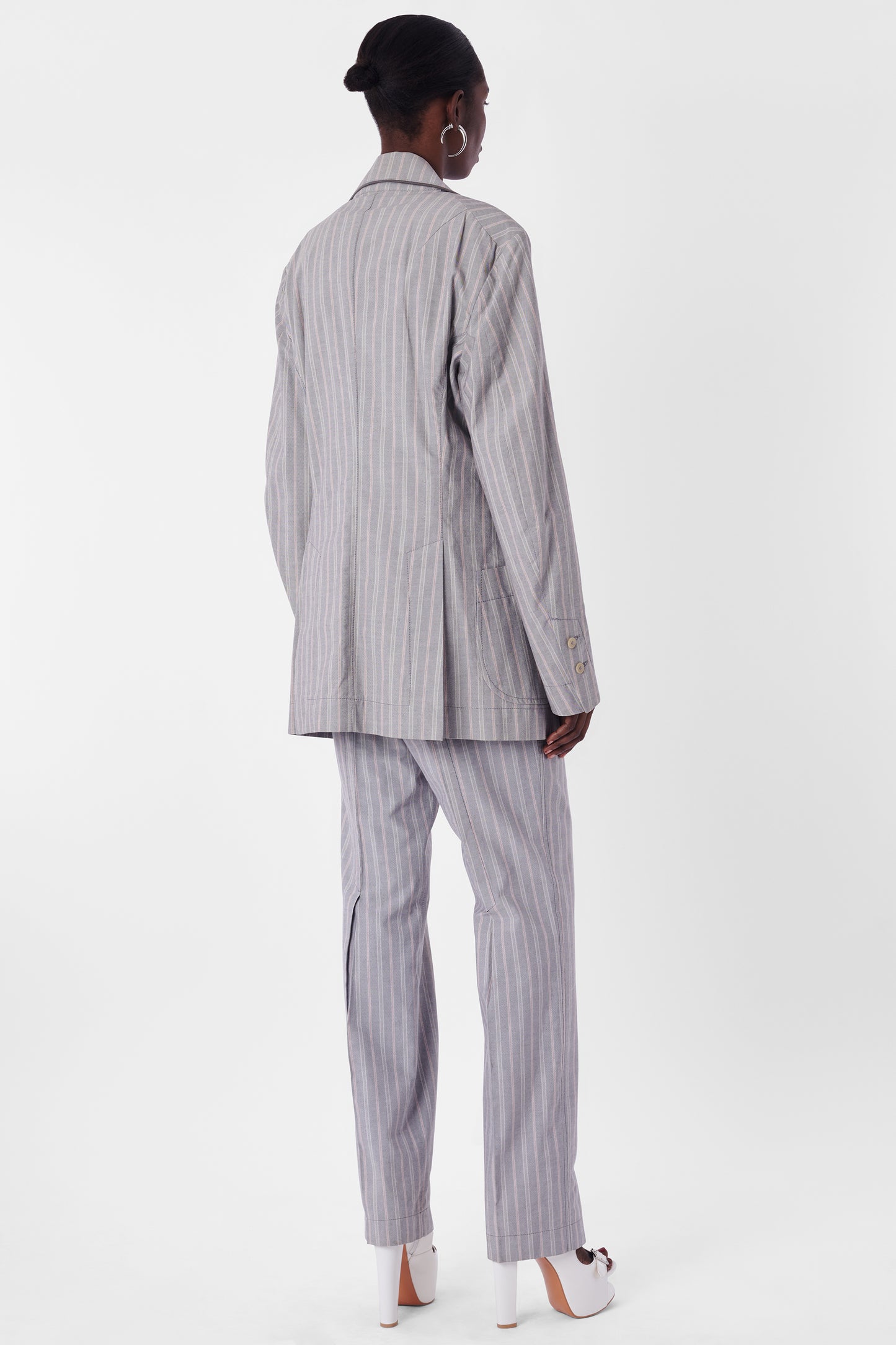 Vintage S/S 1991 Pinstripe grey Suit