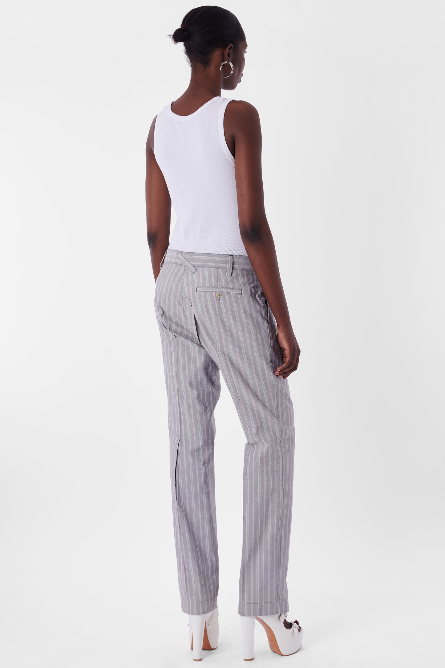 Vintage S/S 1991 Pinstripe grey Suit