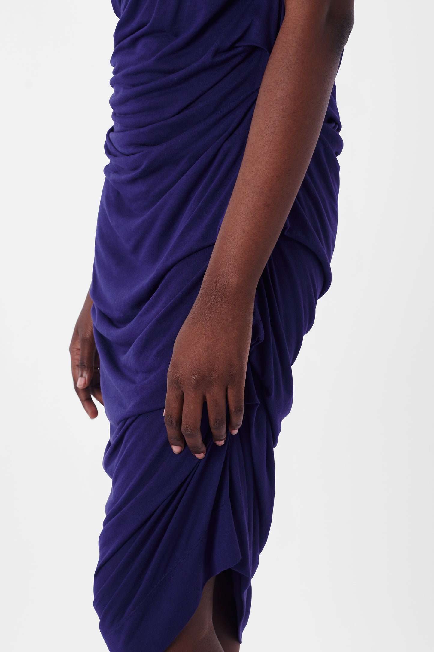 Anglomania Blue Draped Dress