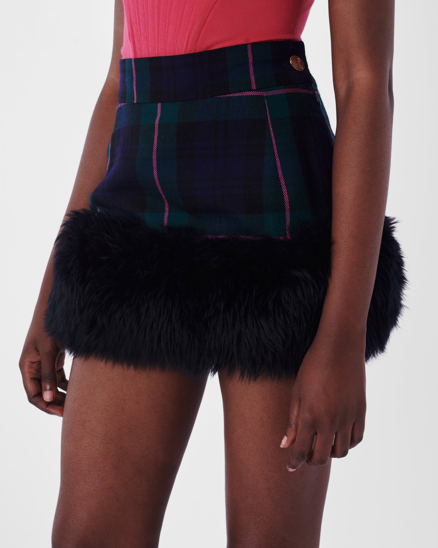 Vintage F/W 1994 Pink Gordon Kilt