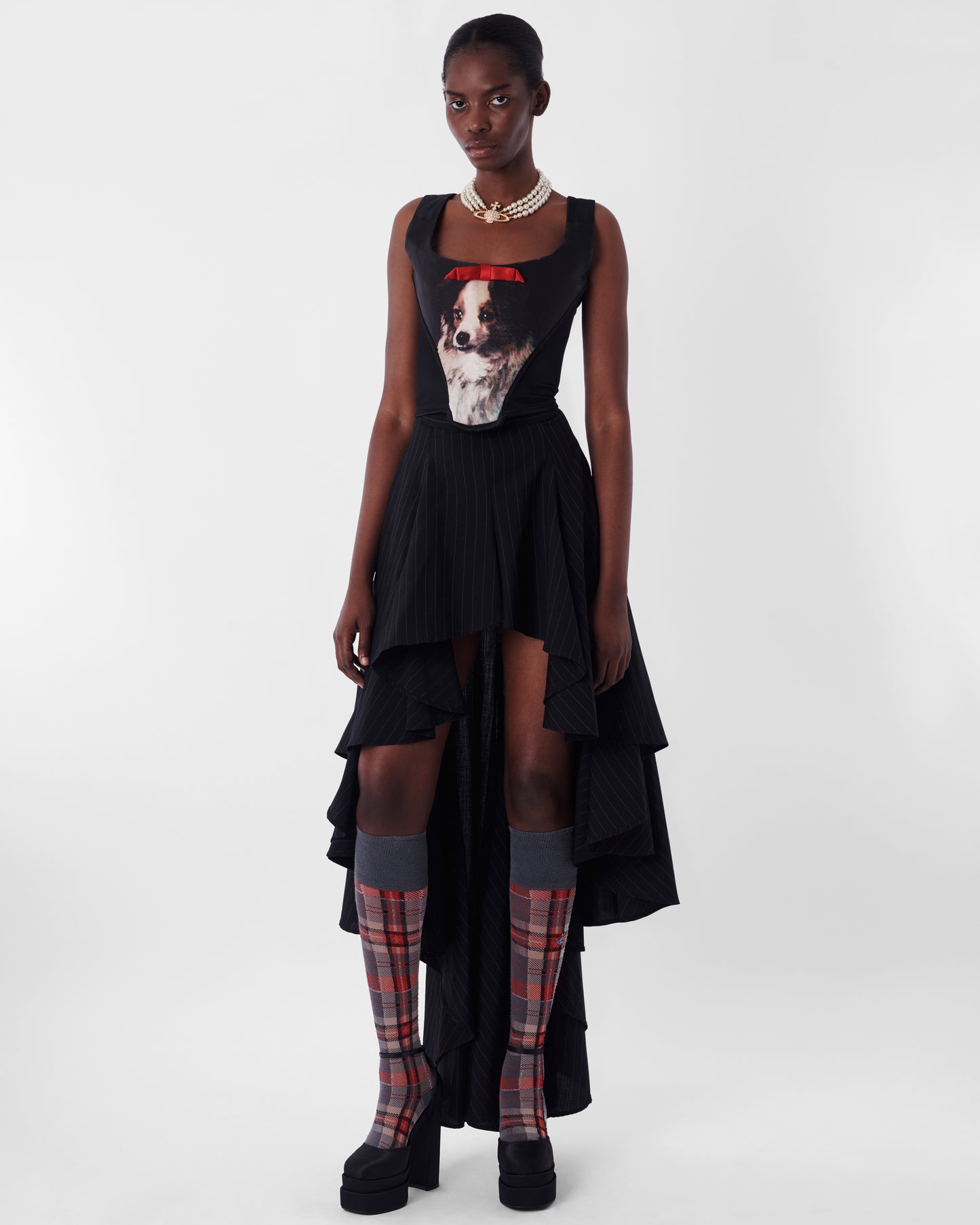 Vintage F/W 1993 Dog Print Corset