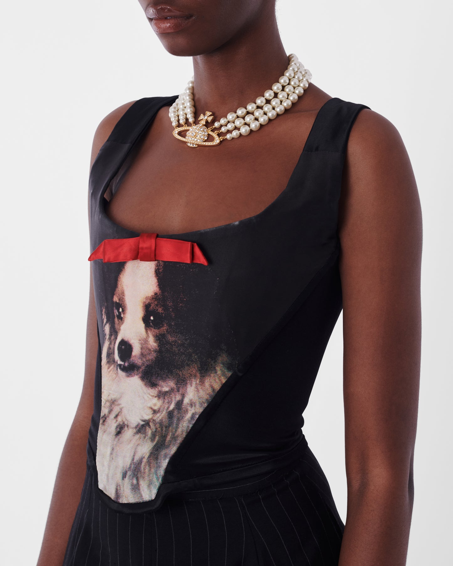 Vintage F/W 1993 Dog Print Corset