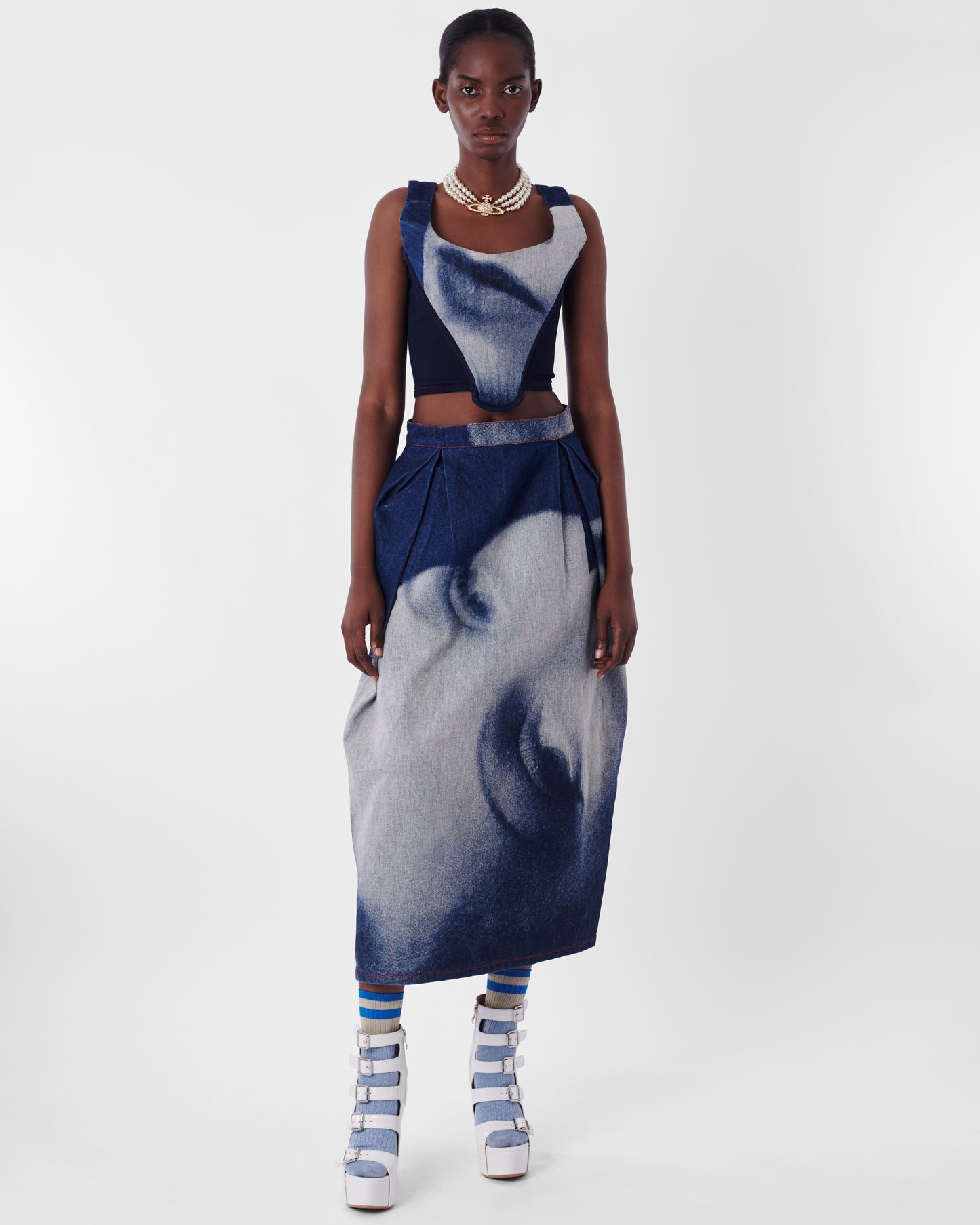 Vintage F/W 1992 Always On Camera Denim Co-ord