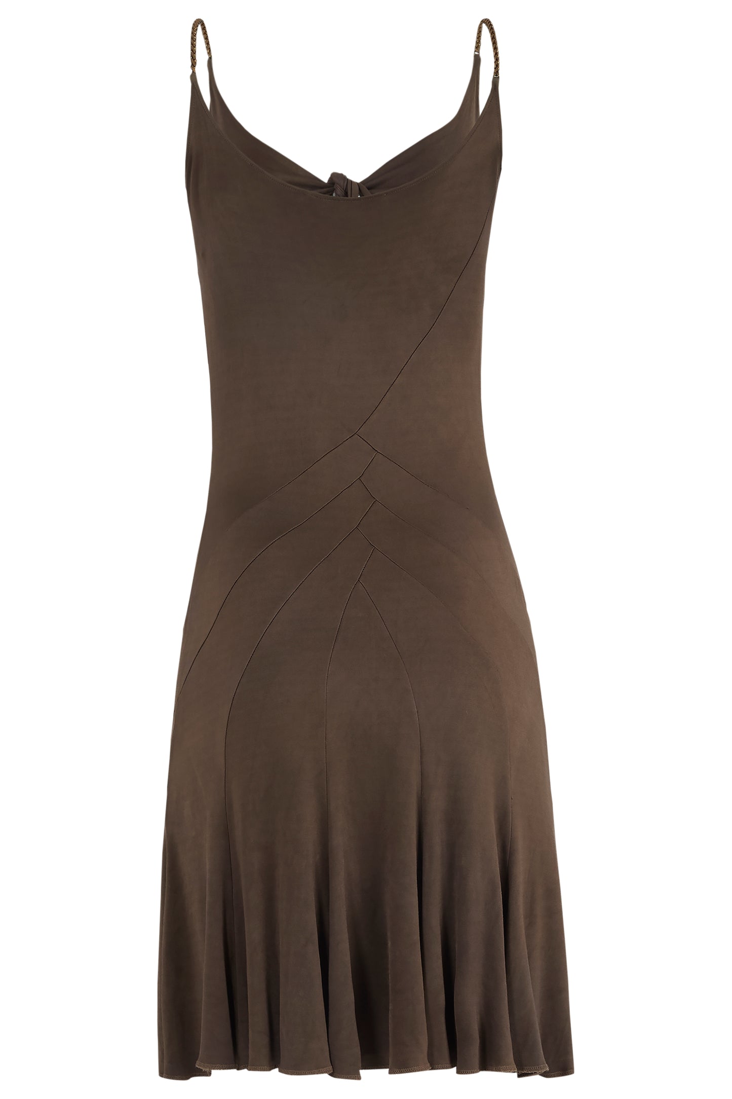 Vintage 2000's Blumarine Brown Bow Dress